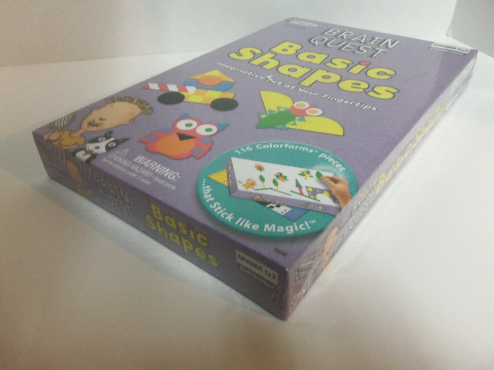 Color Forms Brain Quest Basic Shapes Grades 1&2 Learning Homeschooling BRAND NEW