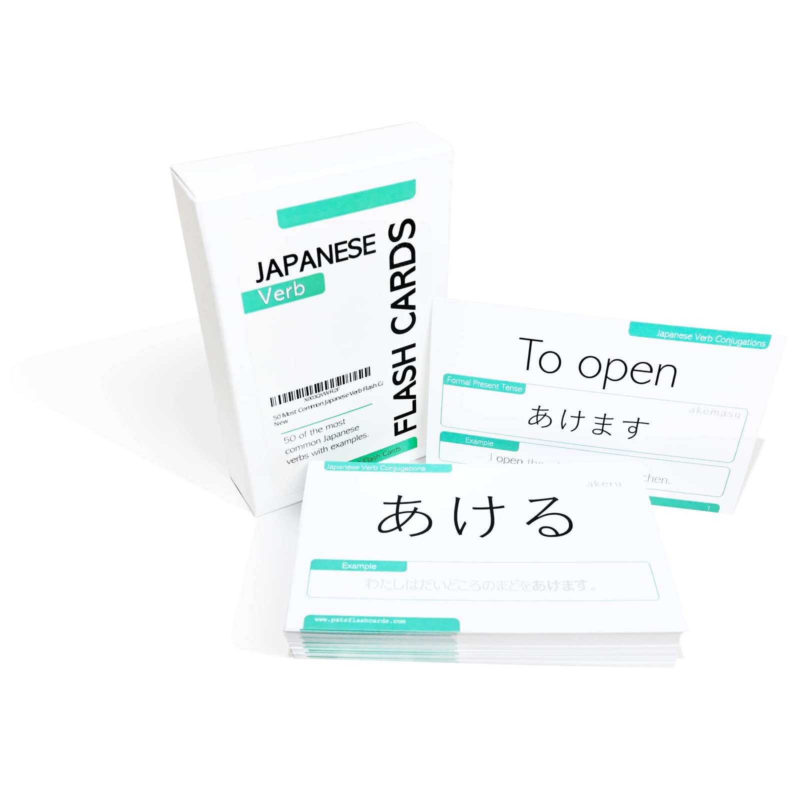 50 Most Common Japanese Verbs Flash Cards