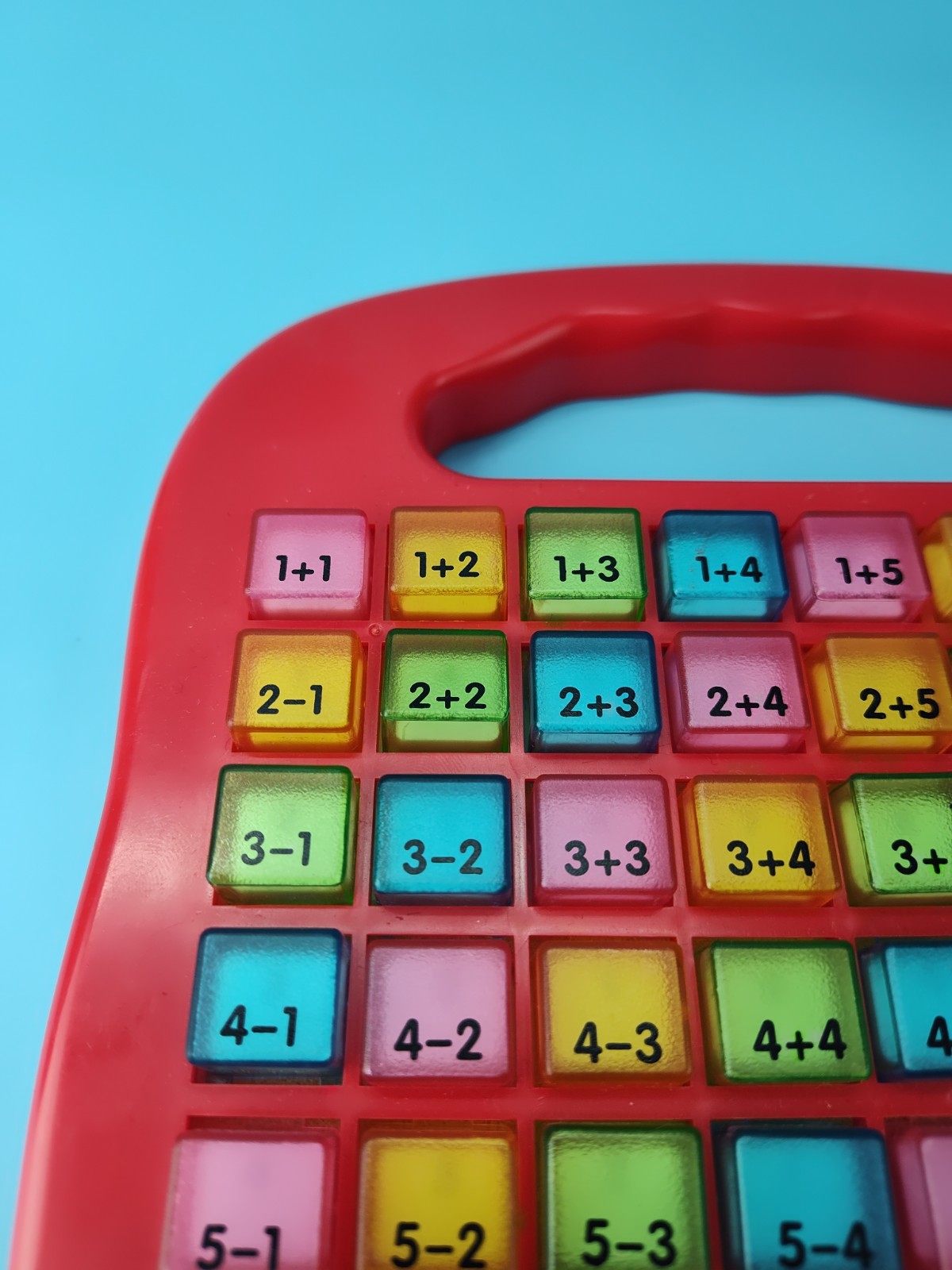 Push & Learn Colorful Math Addition / Subtraction Educational Learning Toy