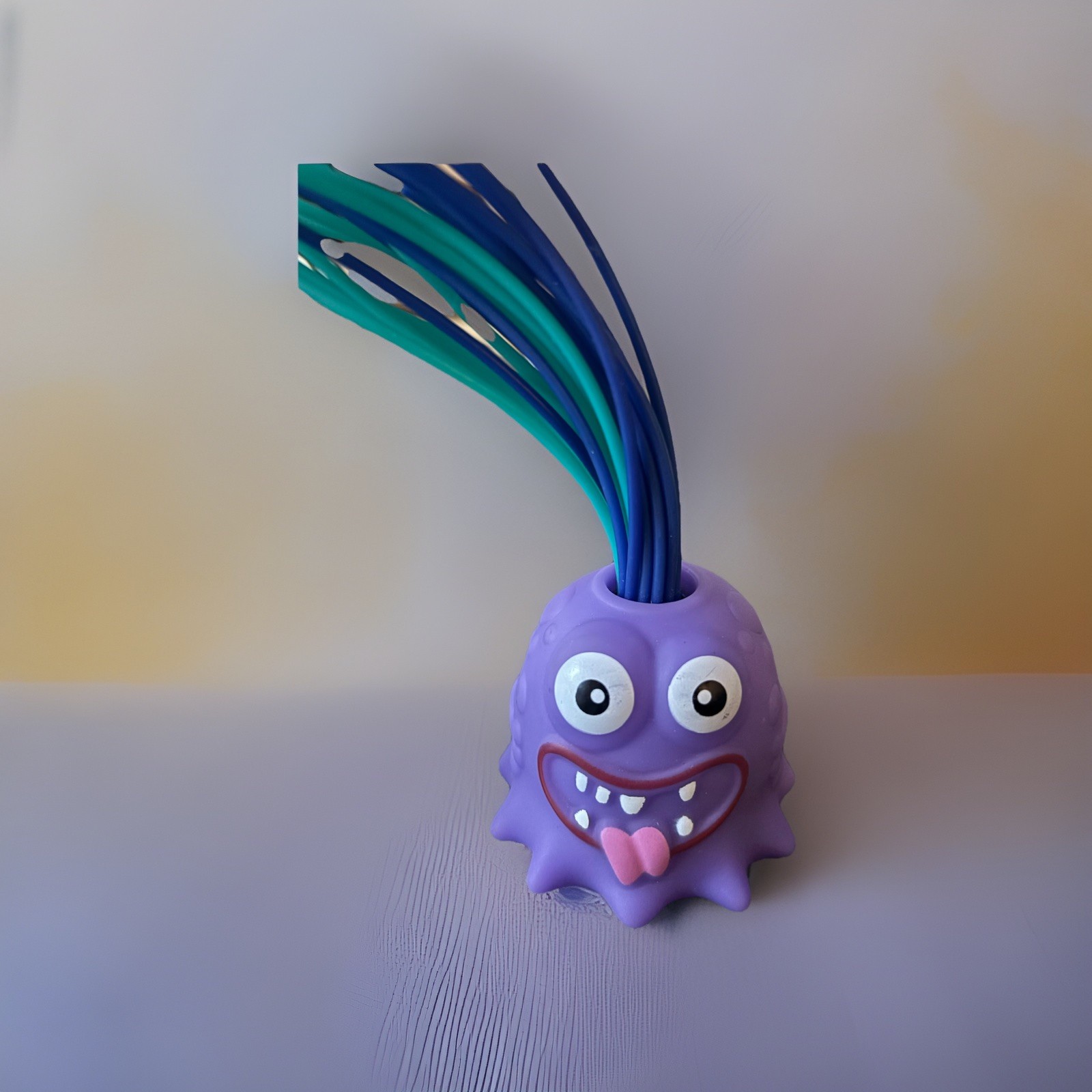 Set Of 3 Novelty Funny Hair Pulling Will Be Screaming Little Monster Teaser Toy