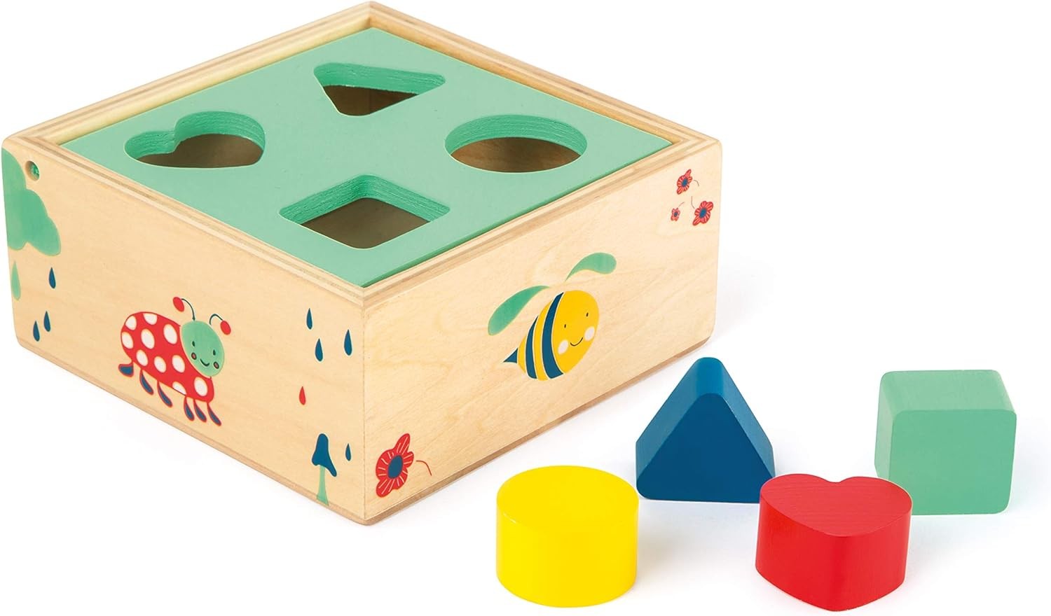 small foot 10944 “Move it!” plug-in cube made of FSC-certified wood, play of for