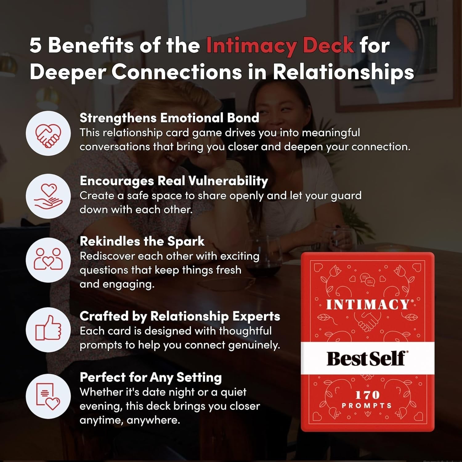 170 Engaging Conversation Cards for Couples – Enhance Your Romantic Evenings