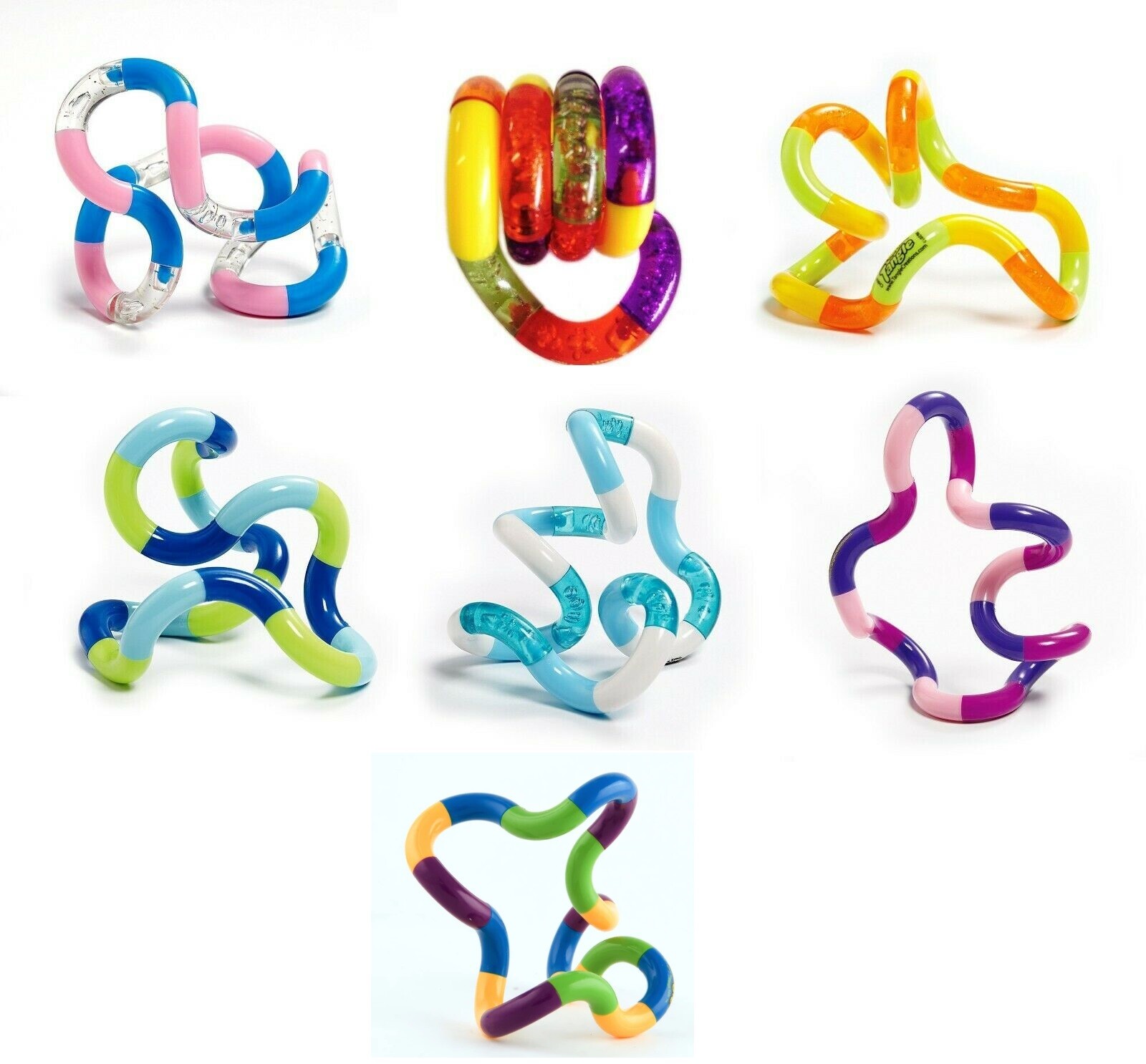 Tangle CLASSIC Junior Highly Tactile Fidget Stress Toy ASD Hand Therapy Genuine