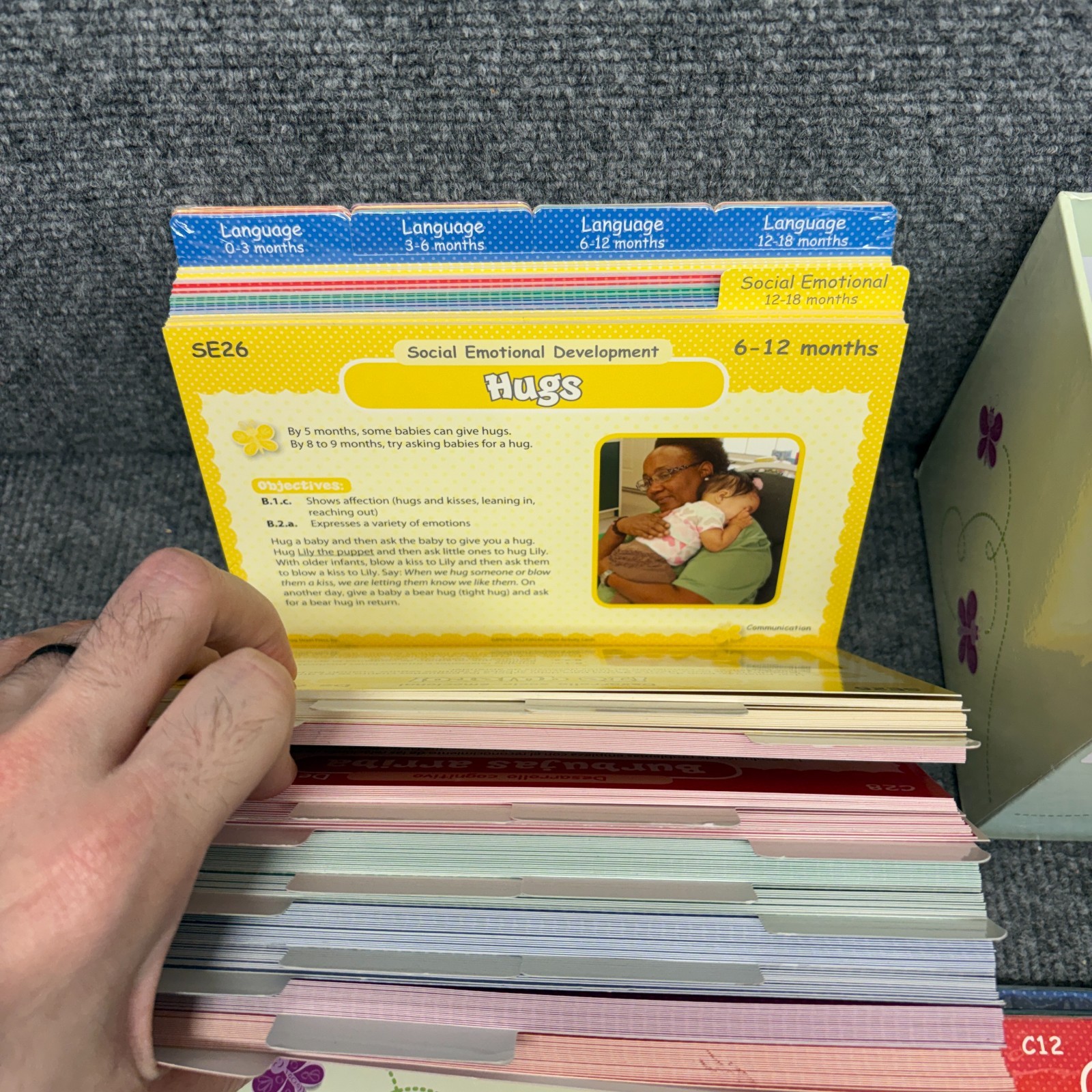 Frog Street Infant Photo Activity Cards Set 0-18 Months Home School Curriculum