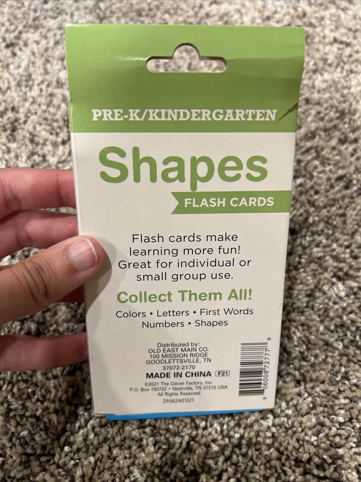 Flash Cards For Kids Toddlers Learning Educational Toys 4+ Year Olds- Shapes