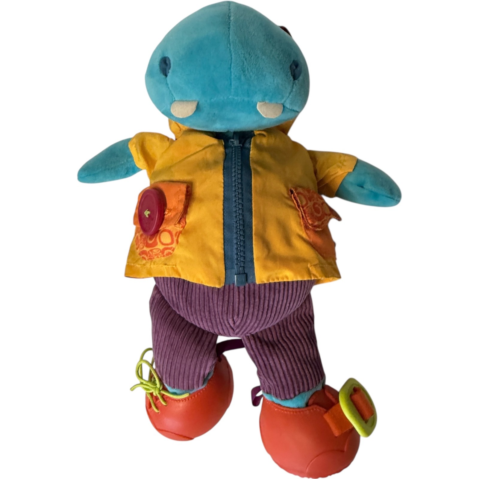 Battat- B. toys Interactive Plush Hippo Giggly Zippies Hank giggles SEE VIDEO