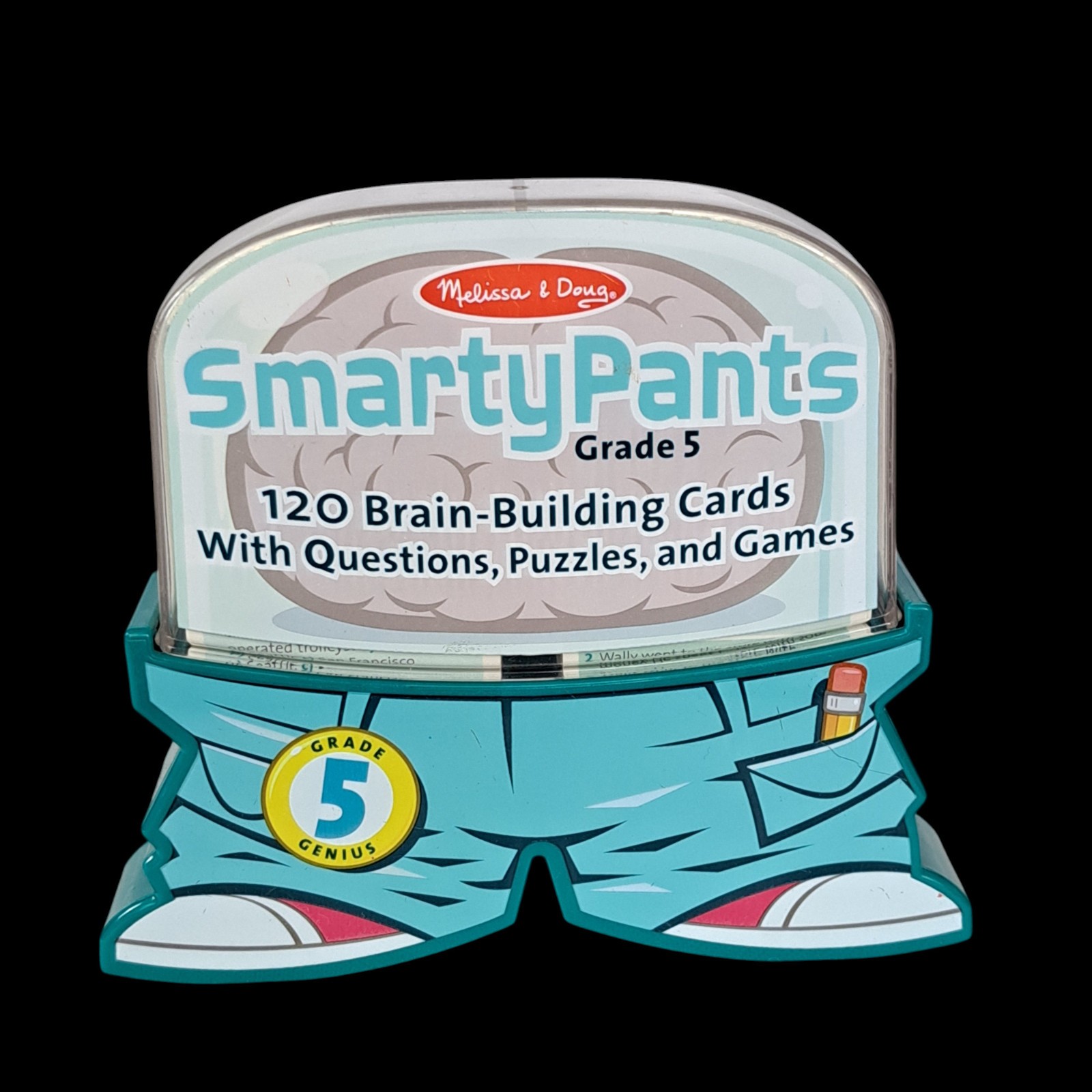 Melissa and Doug Smarty Pants Grade 5, 120 Brain Building Cards, Homeschooling