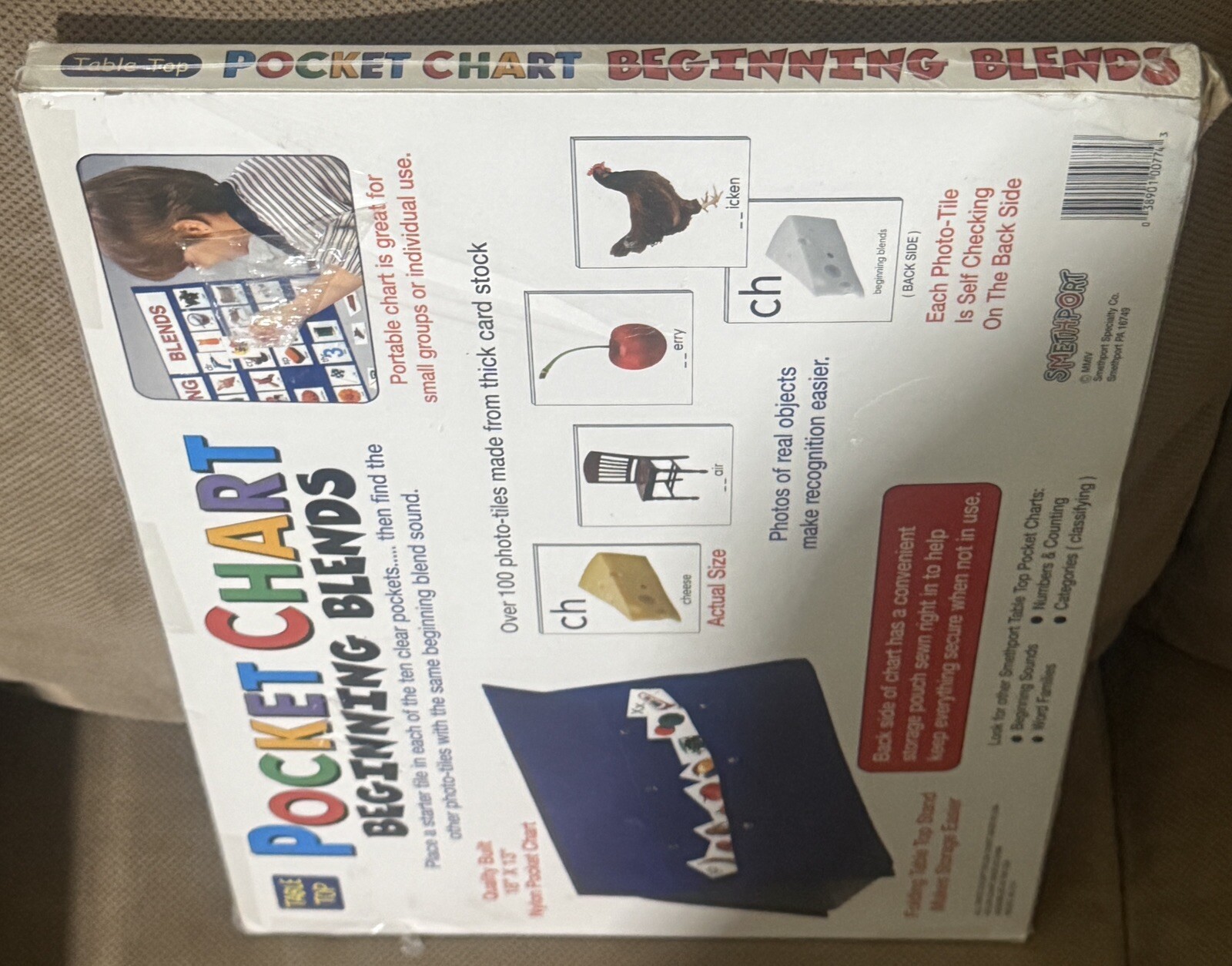Table Top Pocket Chart Beginning Blends & Digraphs * Grades K-3 * Brand New