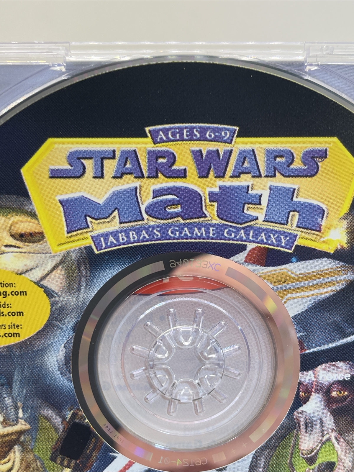 Star Wars Math Jabbas Game Galaxy PC CD ROM Computer Game Windows 98 XP Vintage