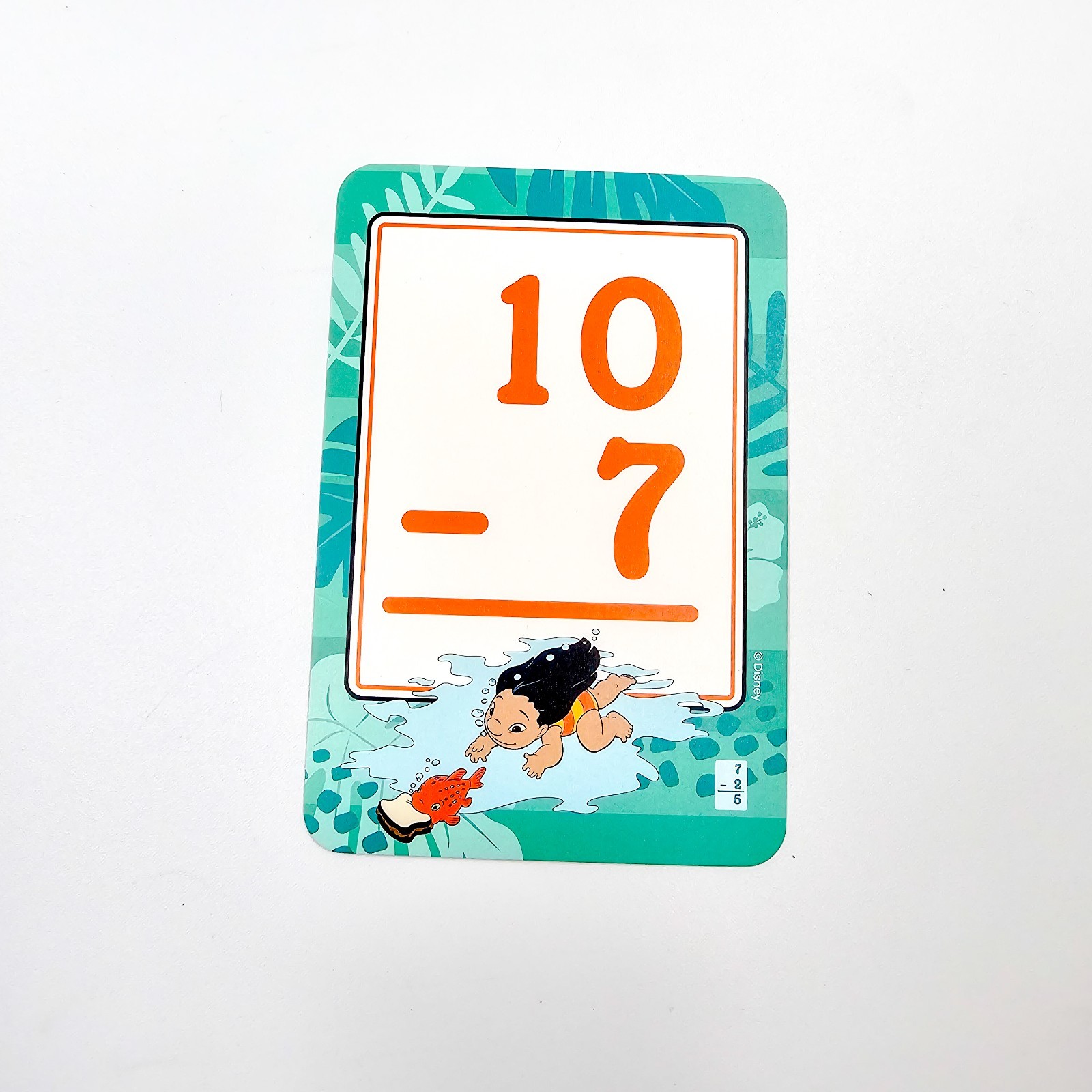 Disney Lilo and Stitch Subtraction Flash Cards 36 Count Childrens NEW Bendon