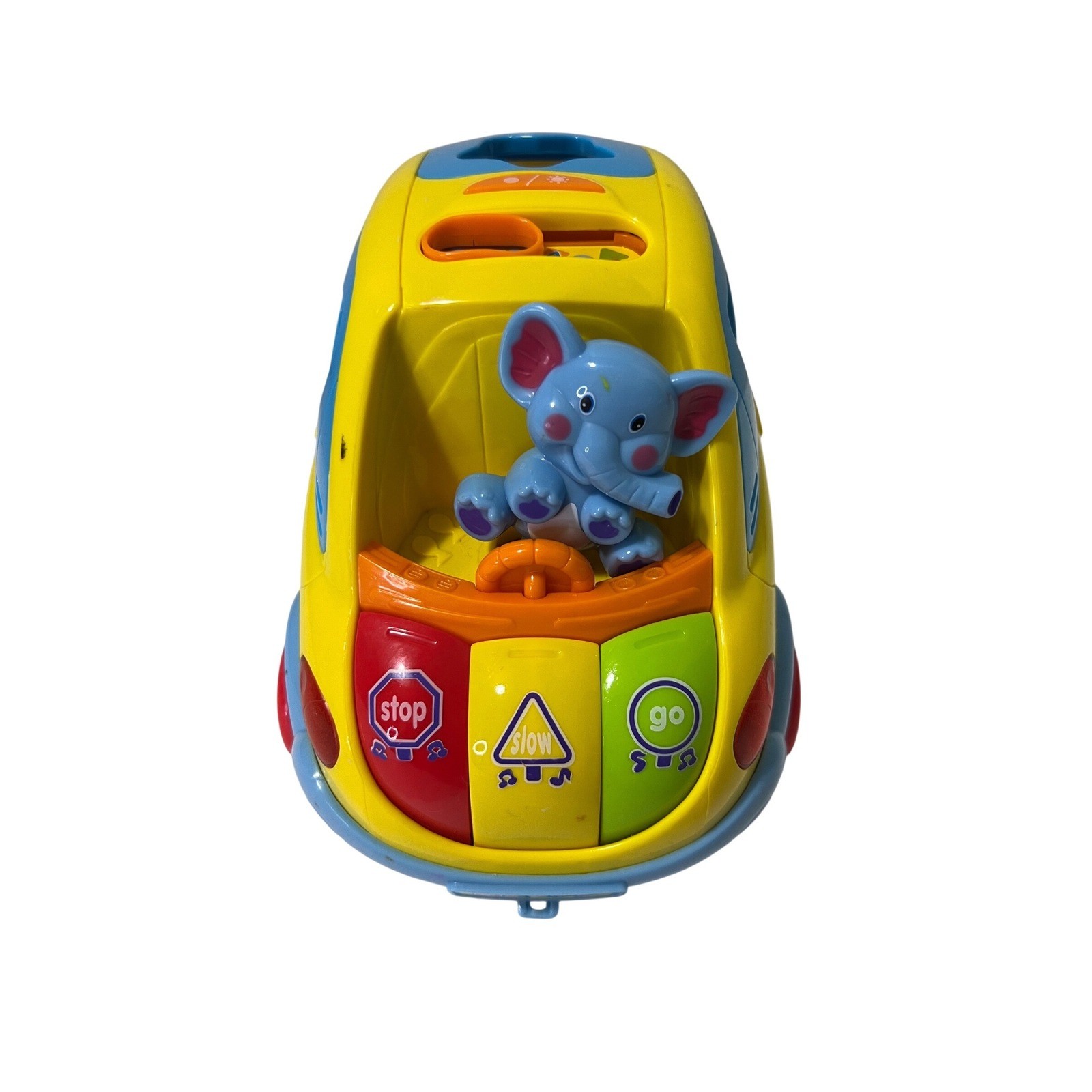 Huile Toys Smart Bus Elephant Musical Learning Shape Sorter Toy works no blocks