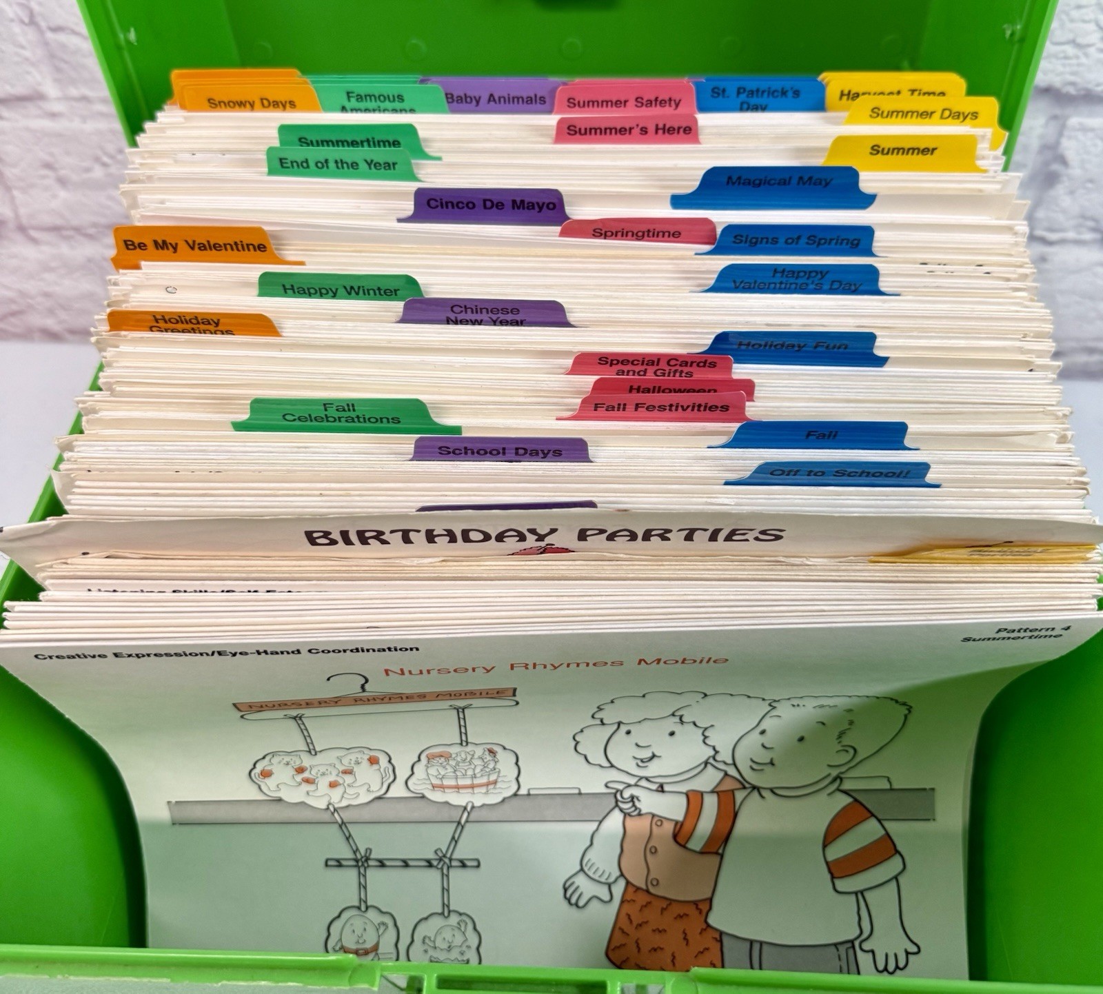 MacMillan Jumbo Seasonal Paterens Lot Of 156 Educational Teaching Art Sets