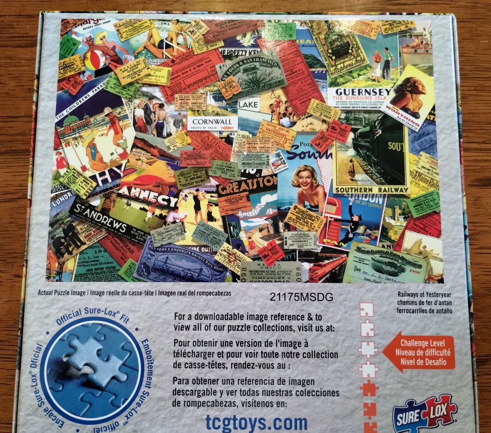 U PICK PUZZLE NEW 300 PC COOL COLLAGES Vintage Soda Fruit Labels Travel Posters