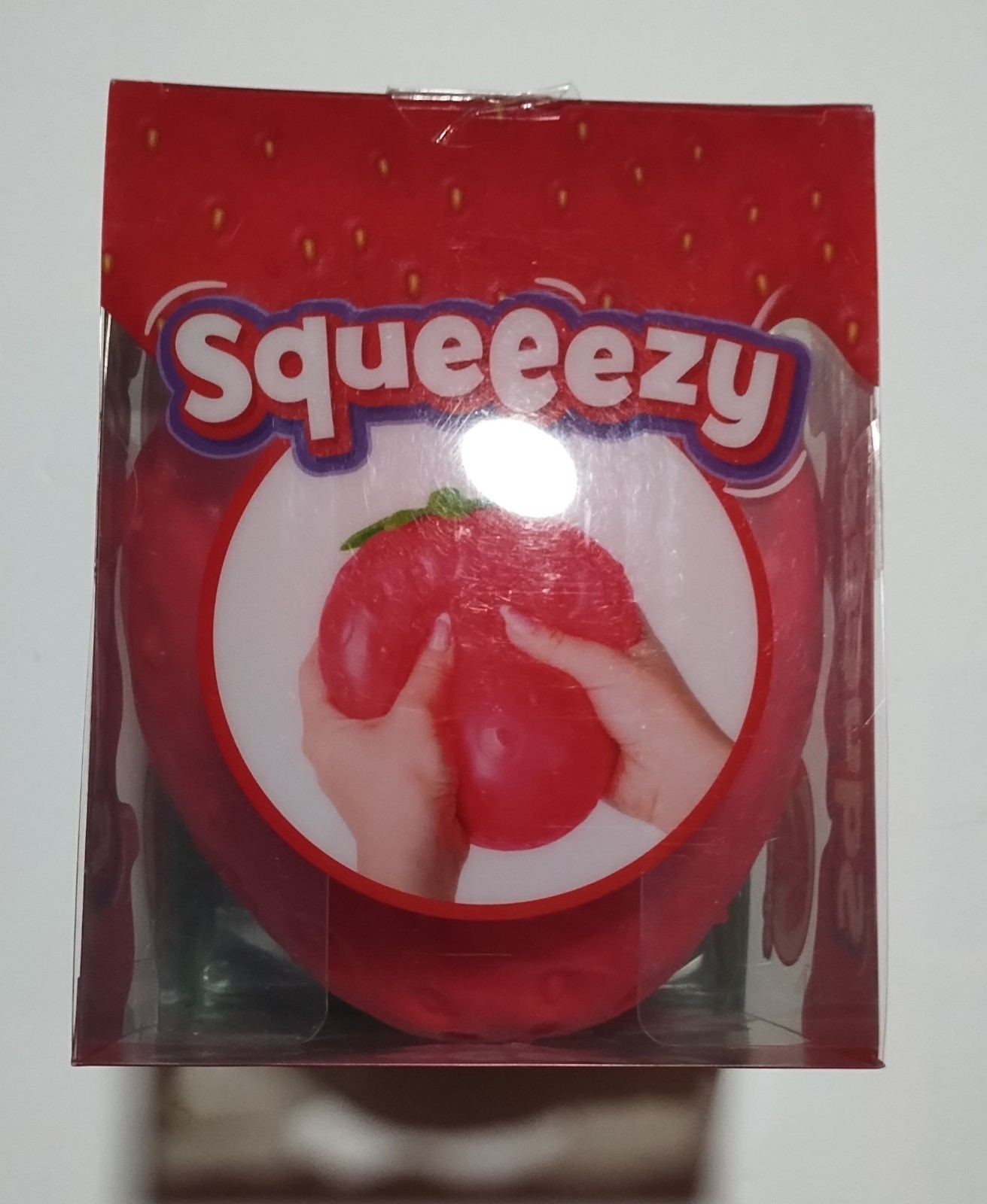 NEW Sunny Days Viral Jumbo Squeezy Butter (2) & Strawberry (1) Squishy Toy ALL 3