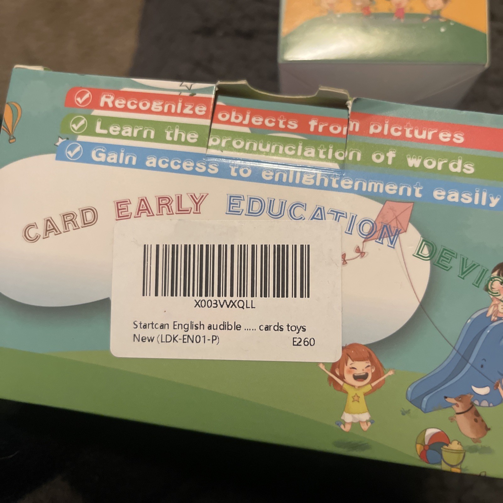 Startcan English Audible Talking Flash Card 260