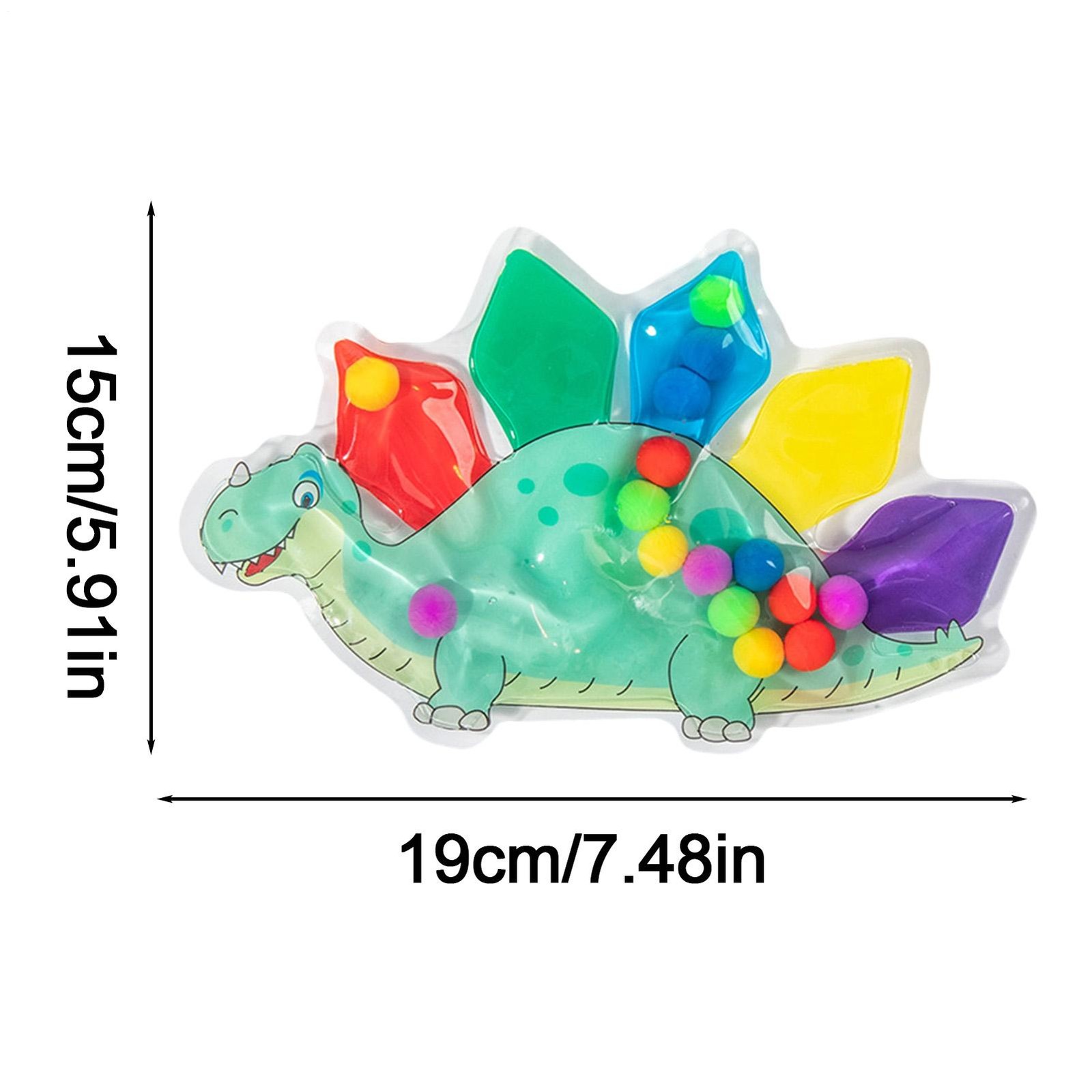 Dinosaur Sensory Toys, Color Sorting Game,for Toddlers 3-5 Travel Toys Color