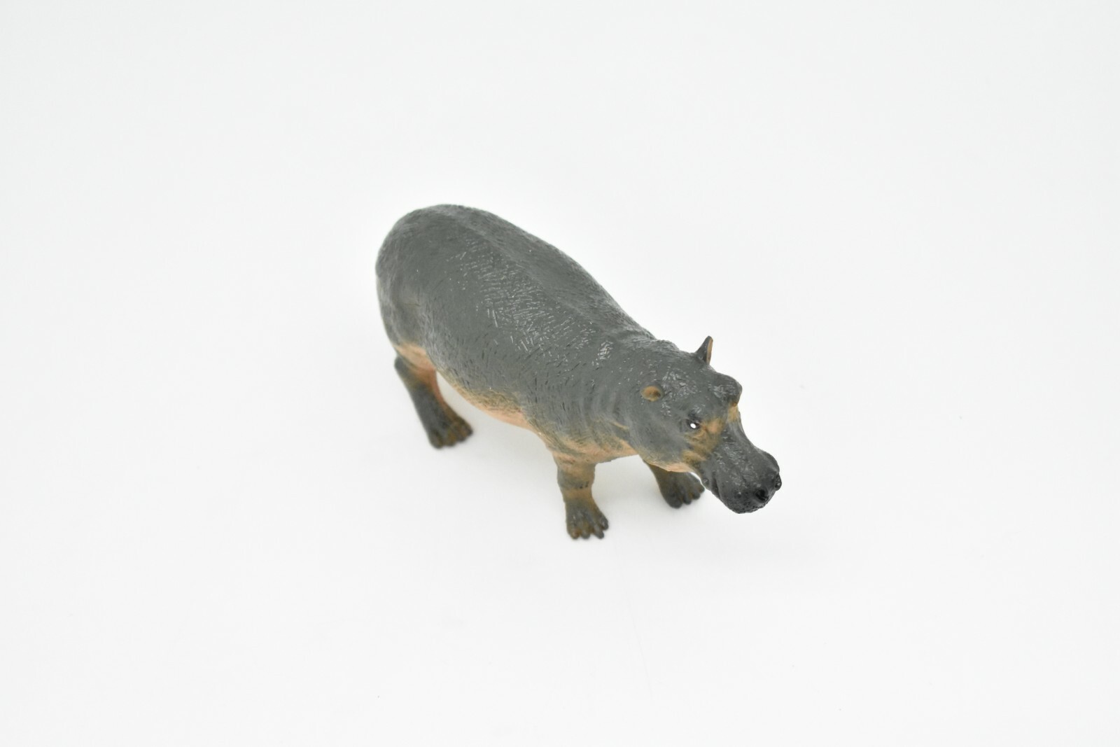 Hippo, Museum Quality, Toy, Plastic Replica, Hand Painted 5″ CWG183 BB44