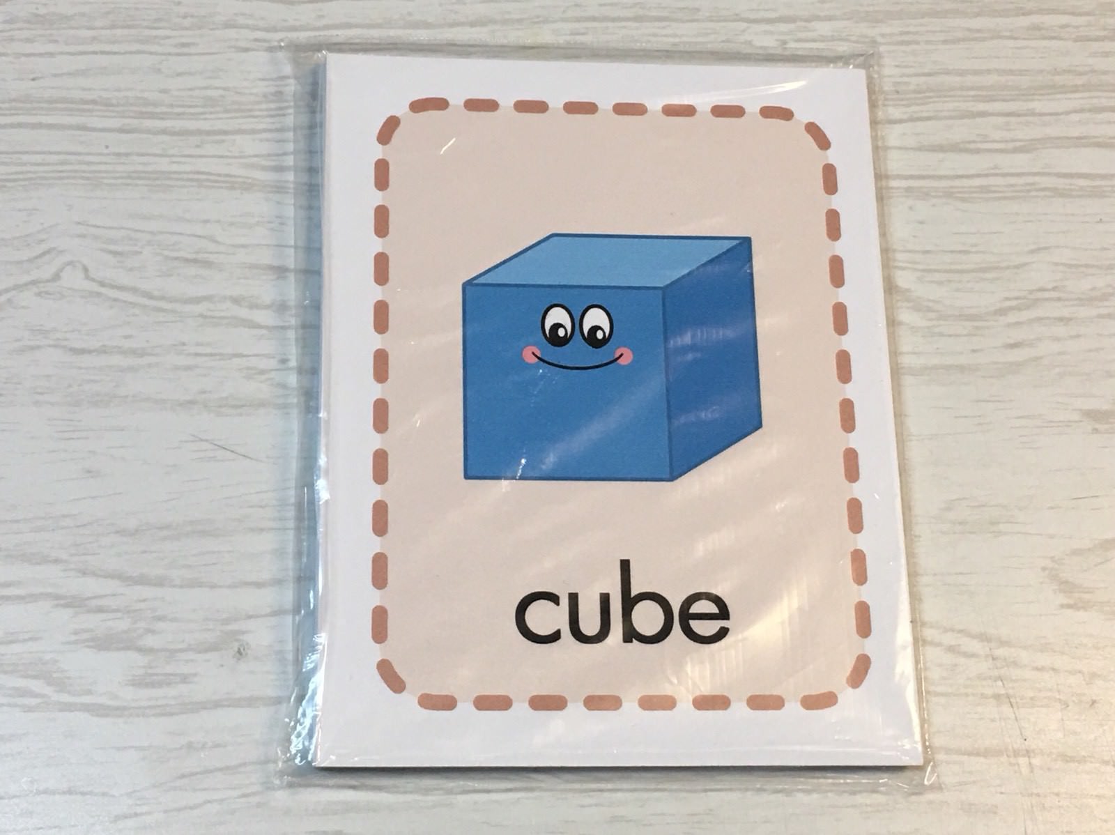 MY SHAPES Preschool Flash Card set
