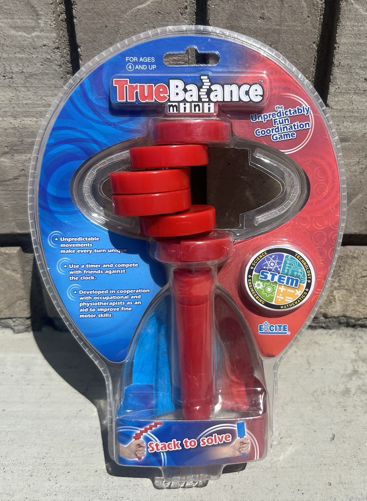 BRAND NEW True Balance Mini Handheld Toy by Excite “STEM” Coordination