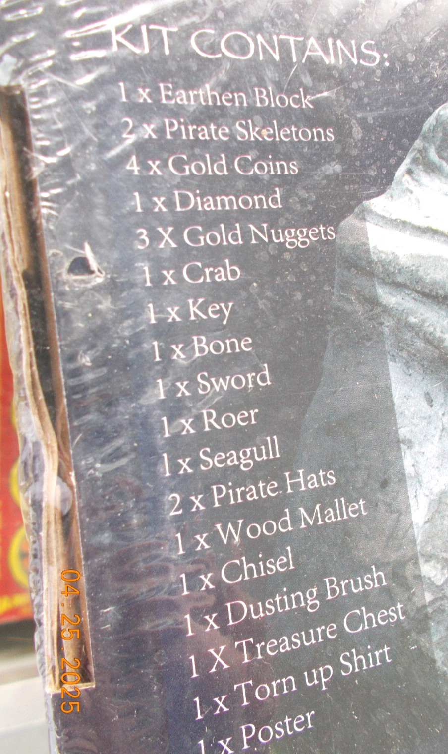 Sealed Box Pirate Treasures DIG IT UP and Uncover Treasures STEM Game, Age 6+