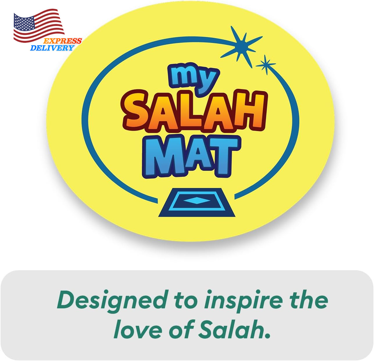 Salah Mat Interactive Prayer Mat & Reverts Learning Surahs Salah Duas & More