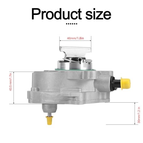 AULINK 11667545384 Brake Booster Vacuum Pump 11667635657 for BMW (Engine