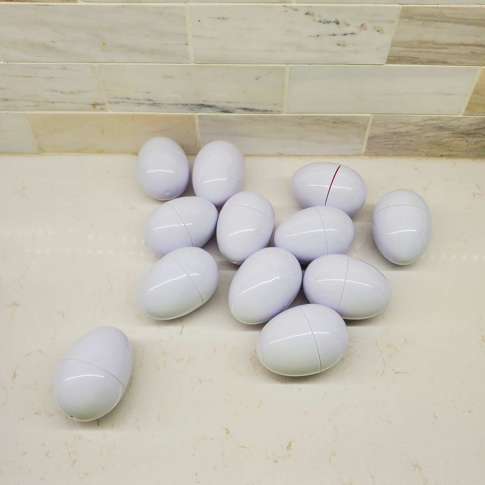 Matching Shapes Game 12 Plastic Eggs – Shapes & Color Sorter Educational Play