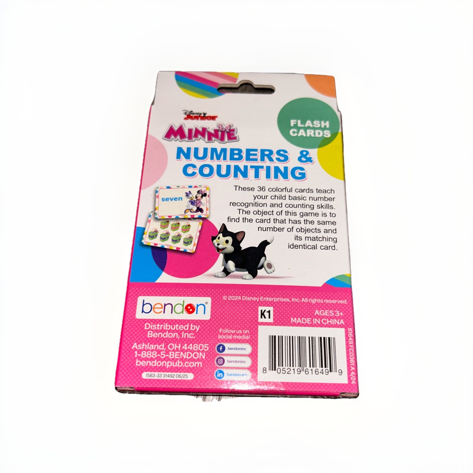 Disney Junior Learning Flash Cards Minnie Numbers & Counting