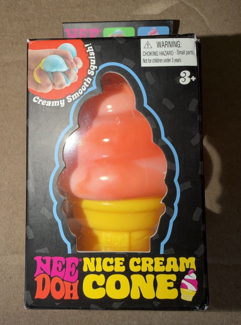 Orange Needoh Nice Cream Cone New in Box Ice Cream FAST SHIPPING Squish toy