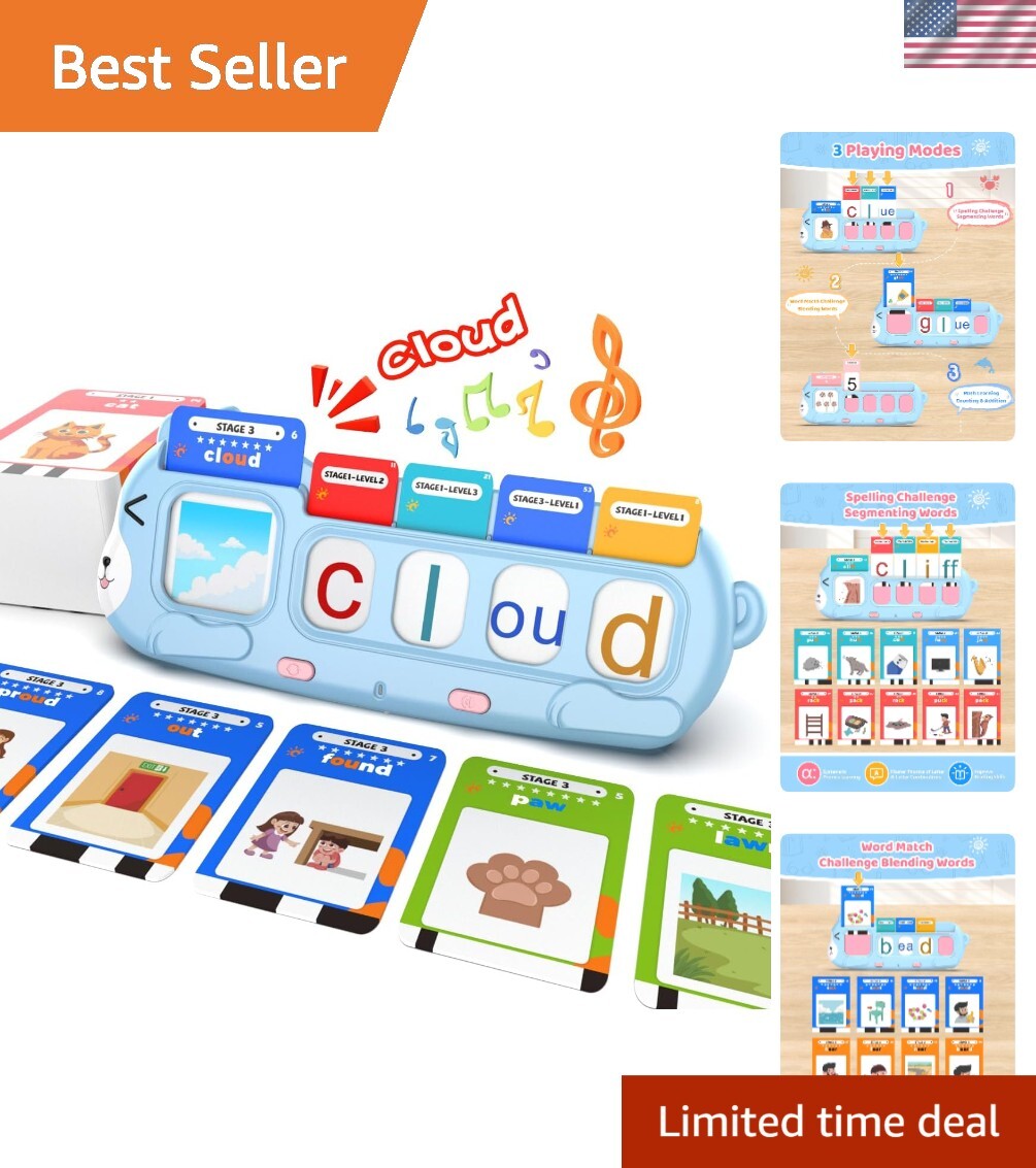 Comprehensive Talking Phonics Cards Set – Master Reading & Numbers Effortlessly