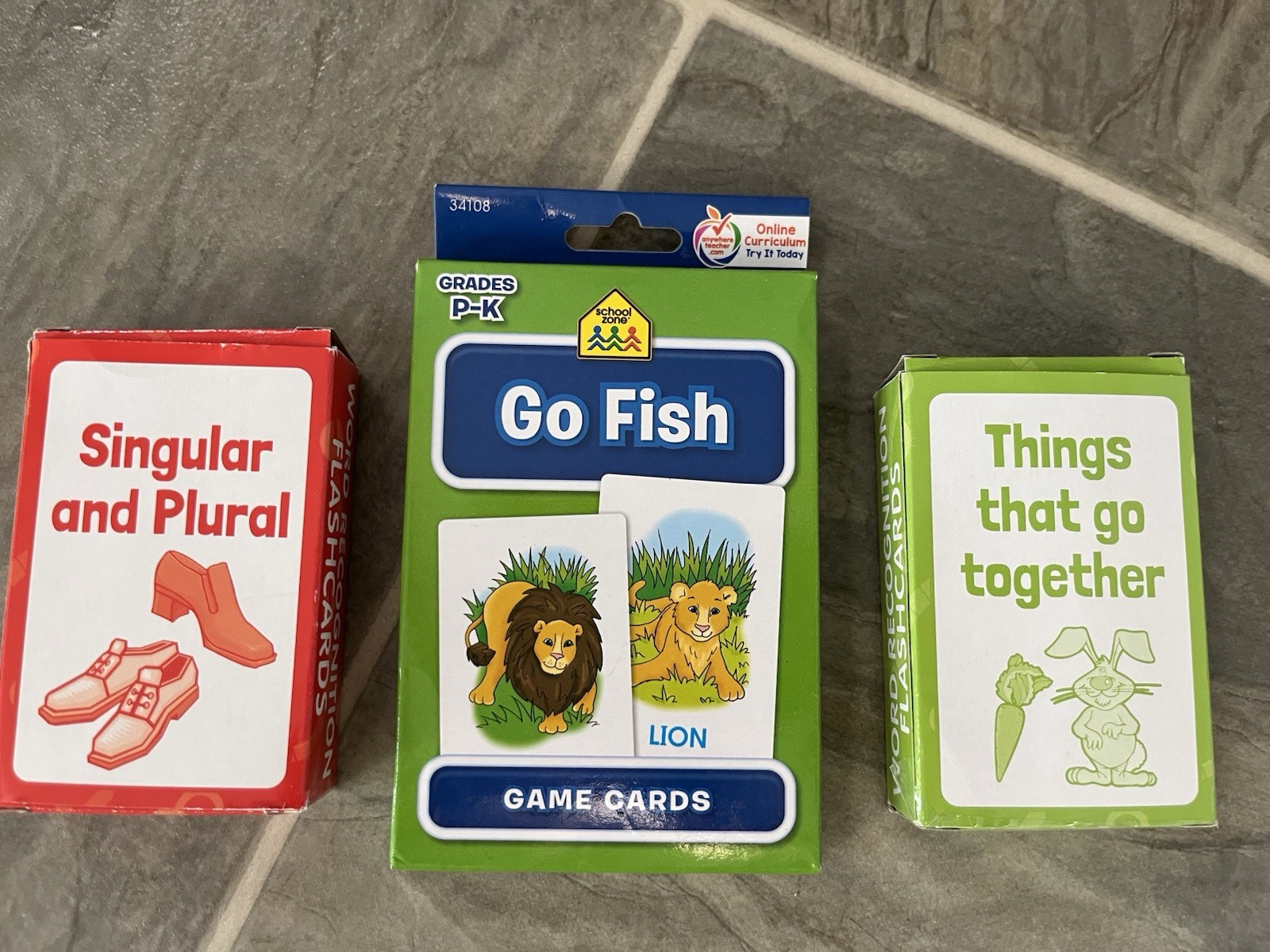 Melissa & Doug Abacus, Cra-Z-Art Puzzle, NEAT! Marbles, School Zone Cards