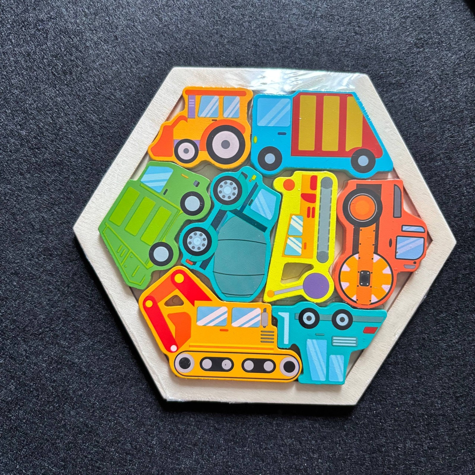 7 In 1 Kids Montessori Educational Wooden Toys Children Busy Board
