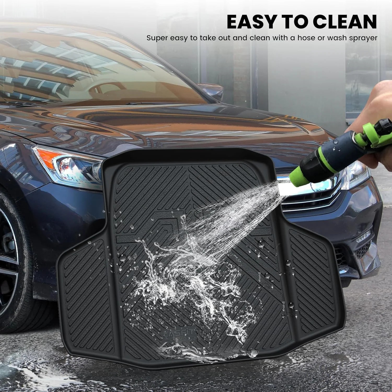 LASFIT Trunk Mat for Honda Accord Seden 2026 2025 2024 2023 2022 2021 2020 2019