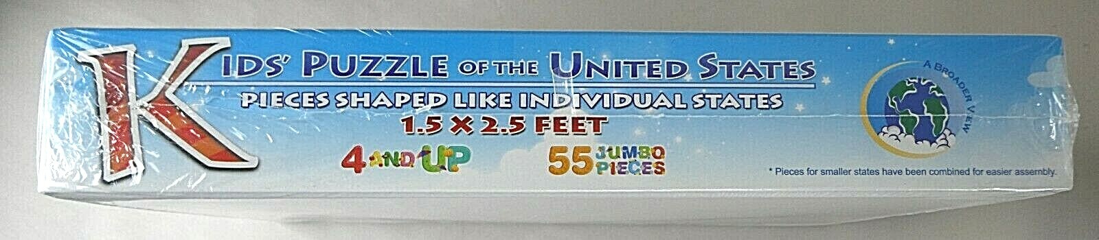 United States Kids Puzzle 55 Jumbo Pieces New in Box