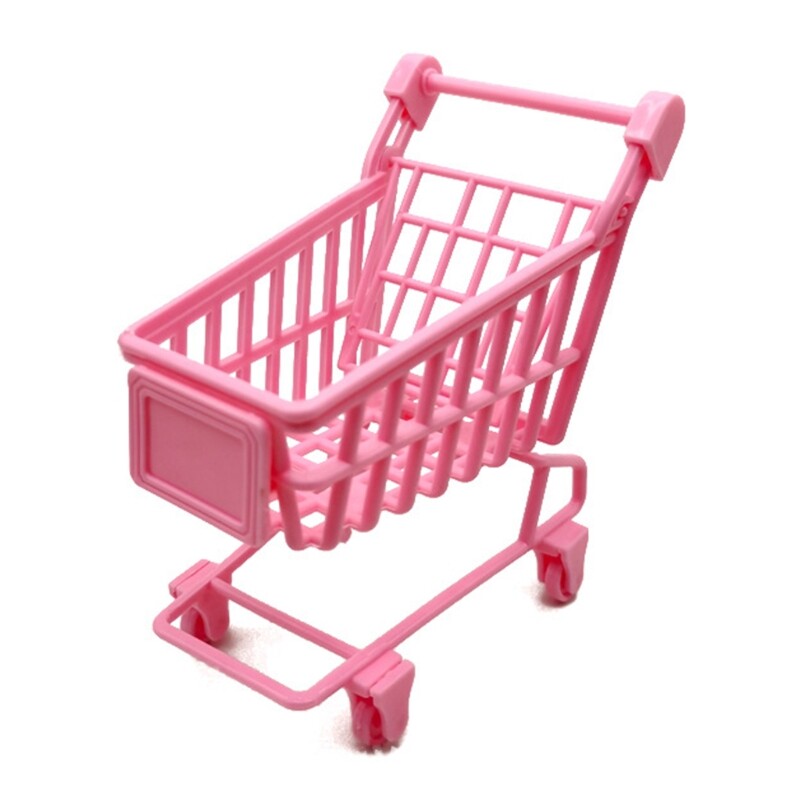 Desk Decoration Baking Accessories Miniature Shopping Cart Interactive Playset