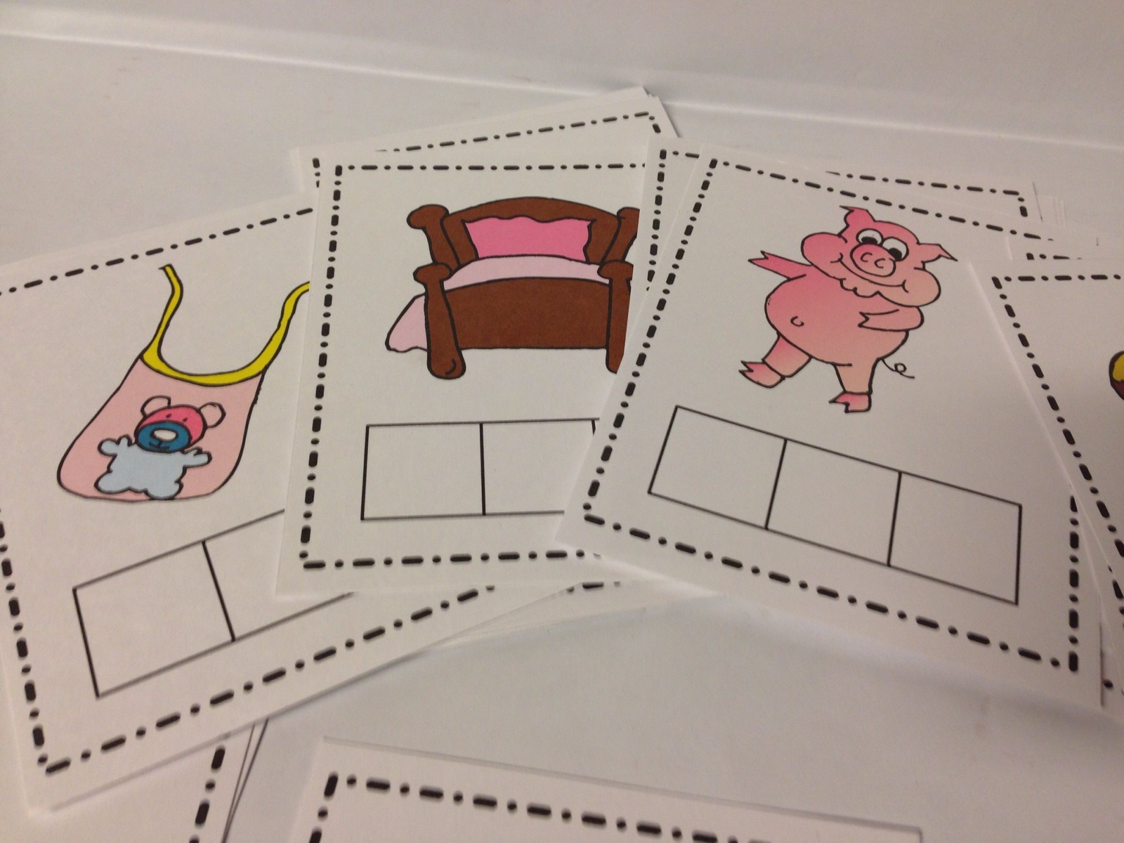 48 Picture Letter Cards – Words For Spelling – Phonics Cards Teaching Preschool