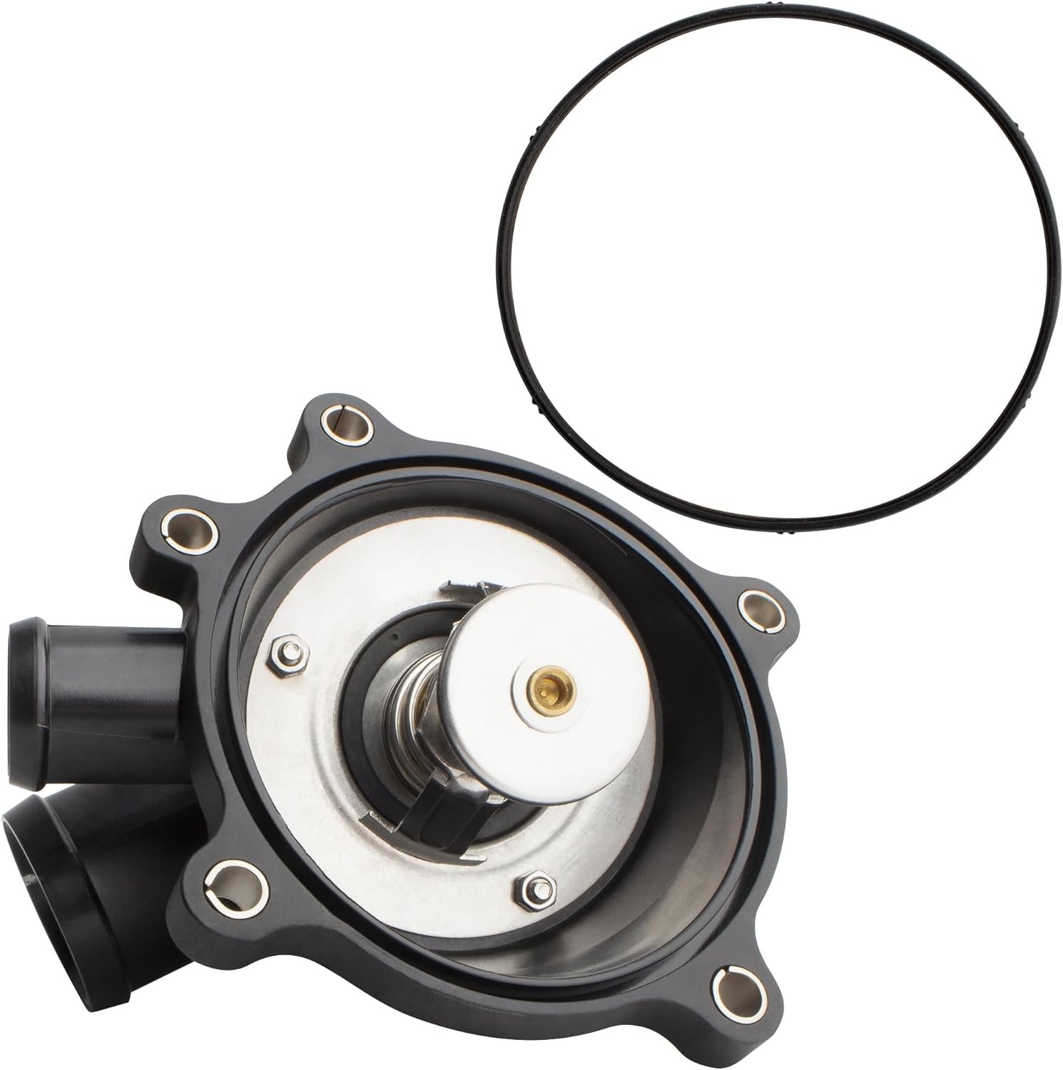 BOXI 902-5873 Engine Coolant Thermostat Housing Assembly Fits for Audi A8