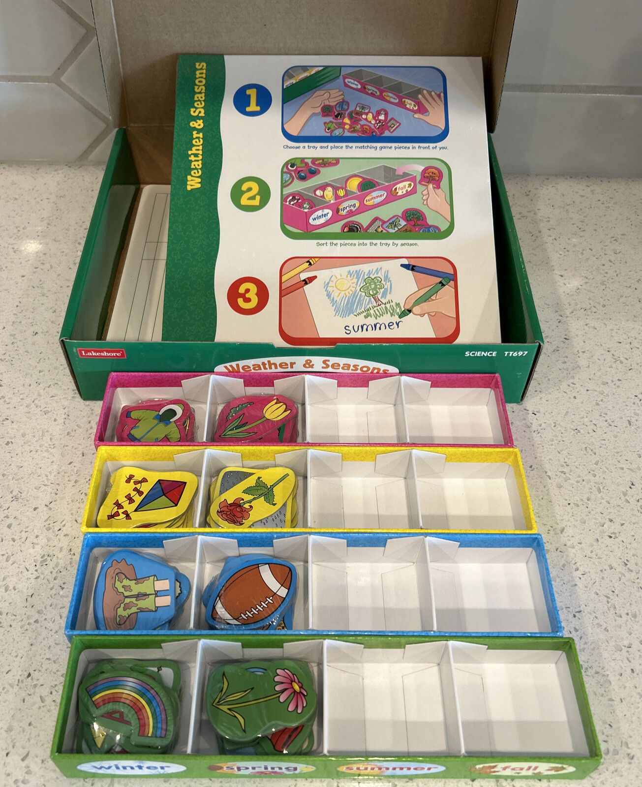 Lakeshore Science LEARNING CENTER WEATHER & SEASONS New TT697 Education