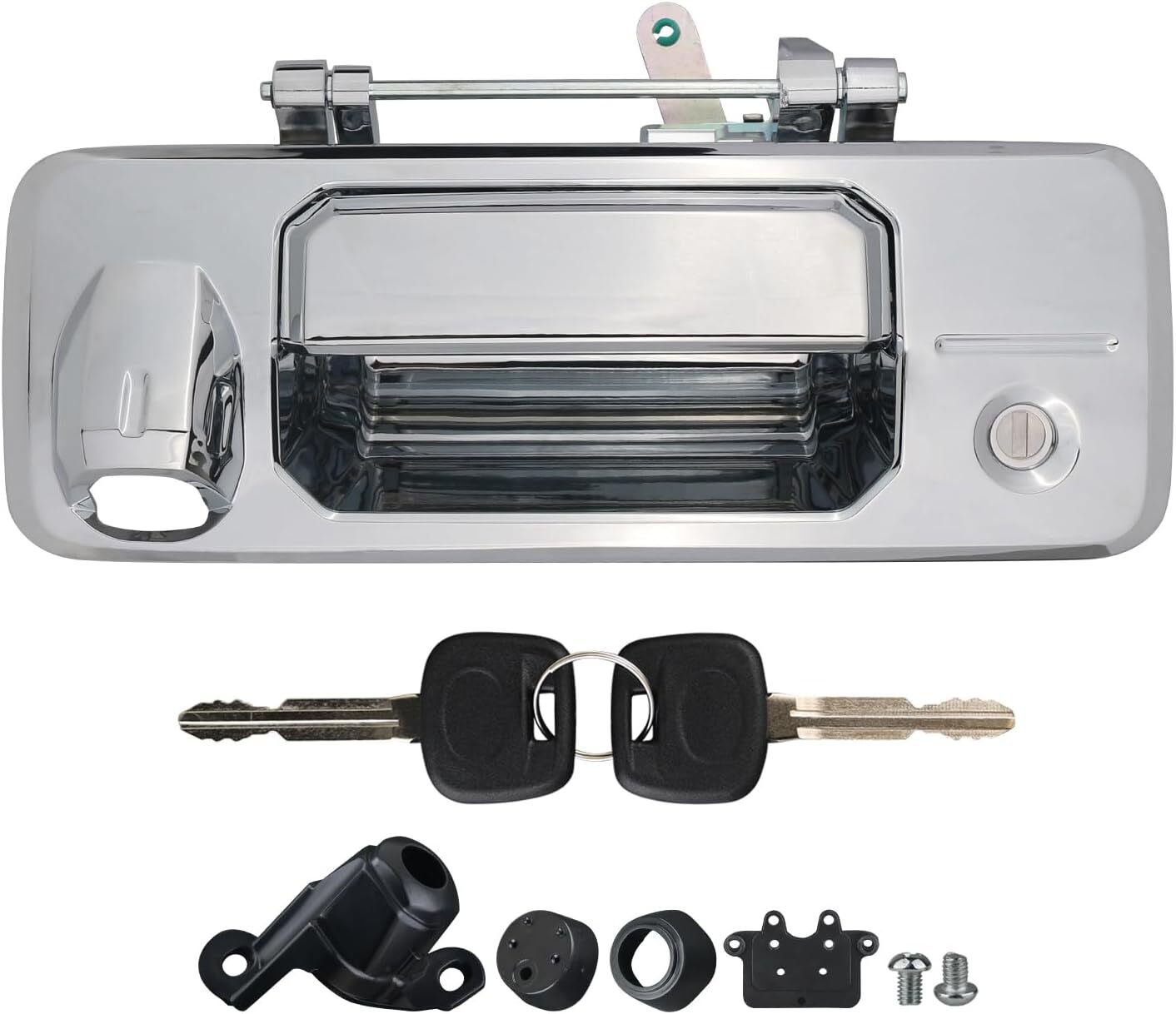 Tailgate Handle with Rear Camera Hole Liftgate Latch Handle with Key Lock