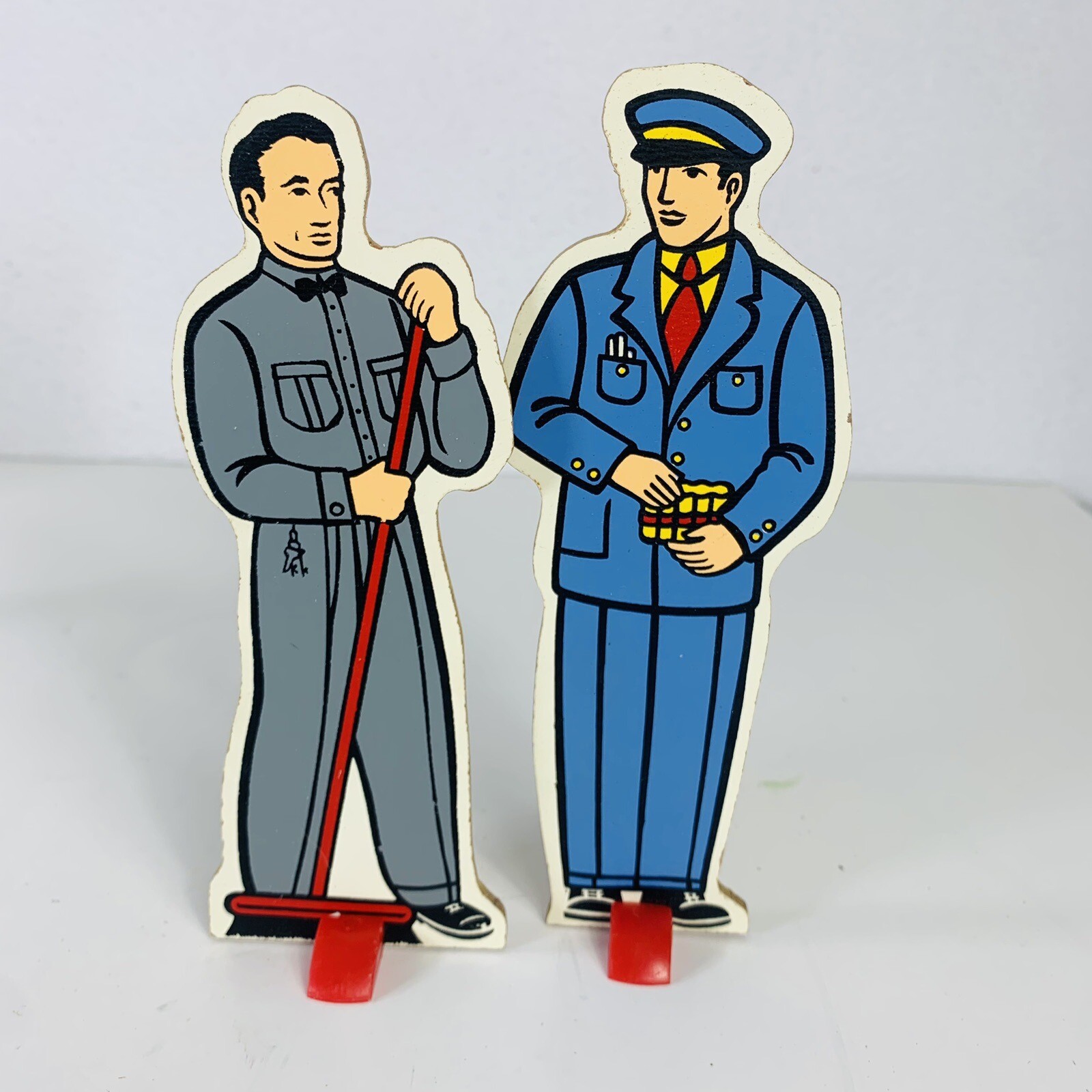 VTG Judy Story Set Of 10 Community Workers Stands Educational Collectibles 60s
