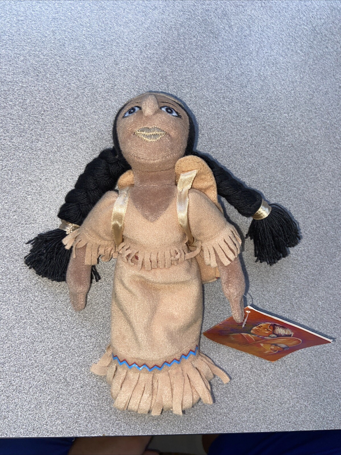 Creation Station Native American SACAGAWEA Plush Doll 9″ Famous Be’An Collectble