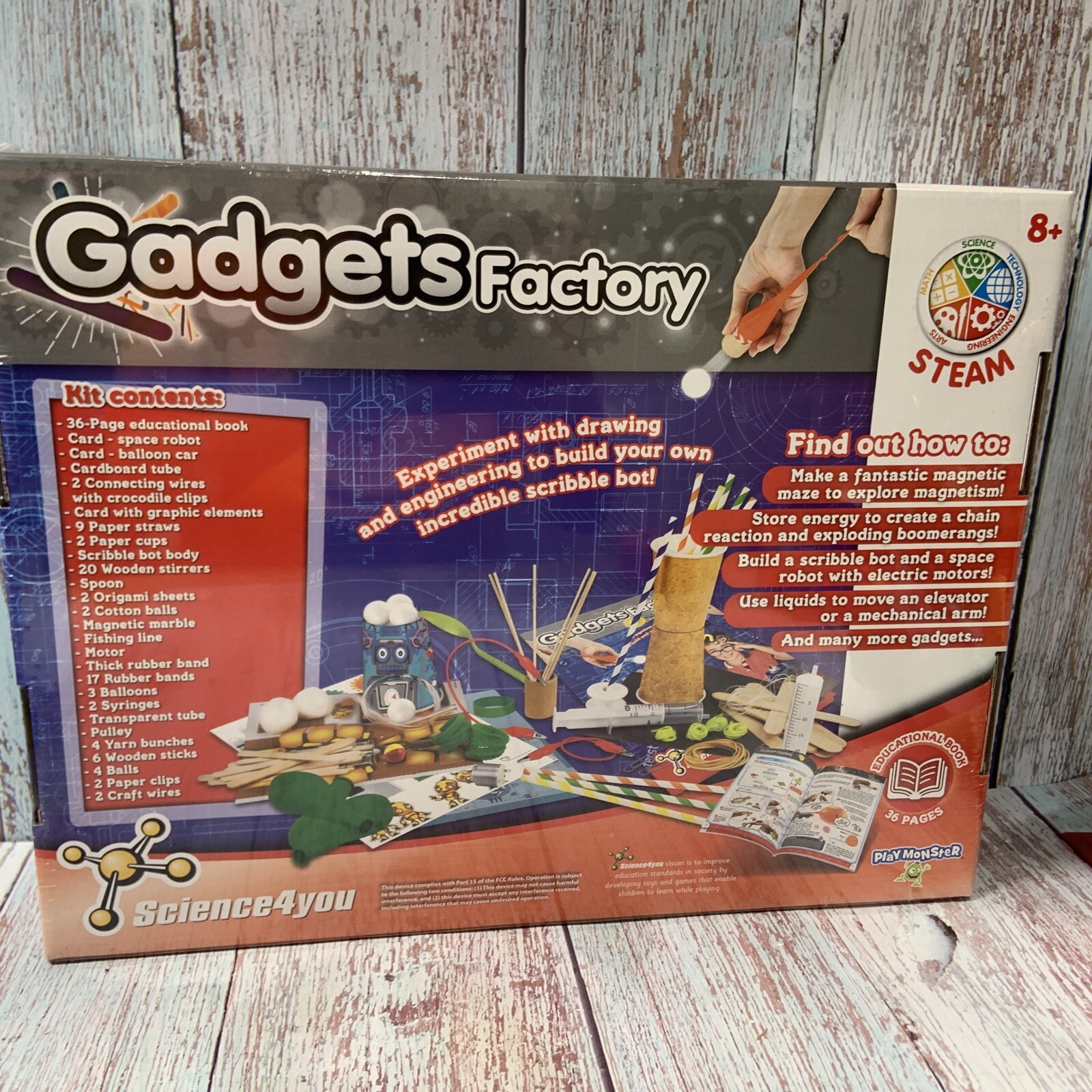 Science4you – Gadgets Factory.Create 15 Exciting Things To Make(FACTORY SEALED)