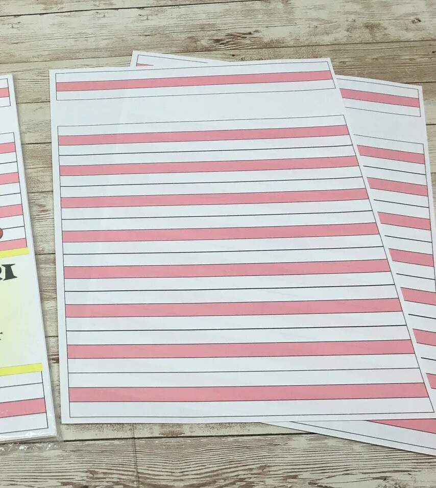Montessori Practice Page – Handwriting Practice Paper For Children – 30 Sheets
