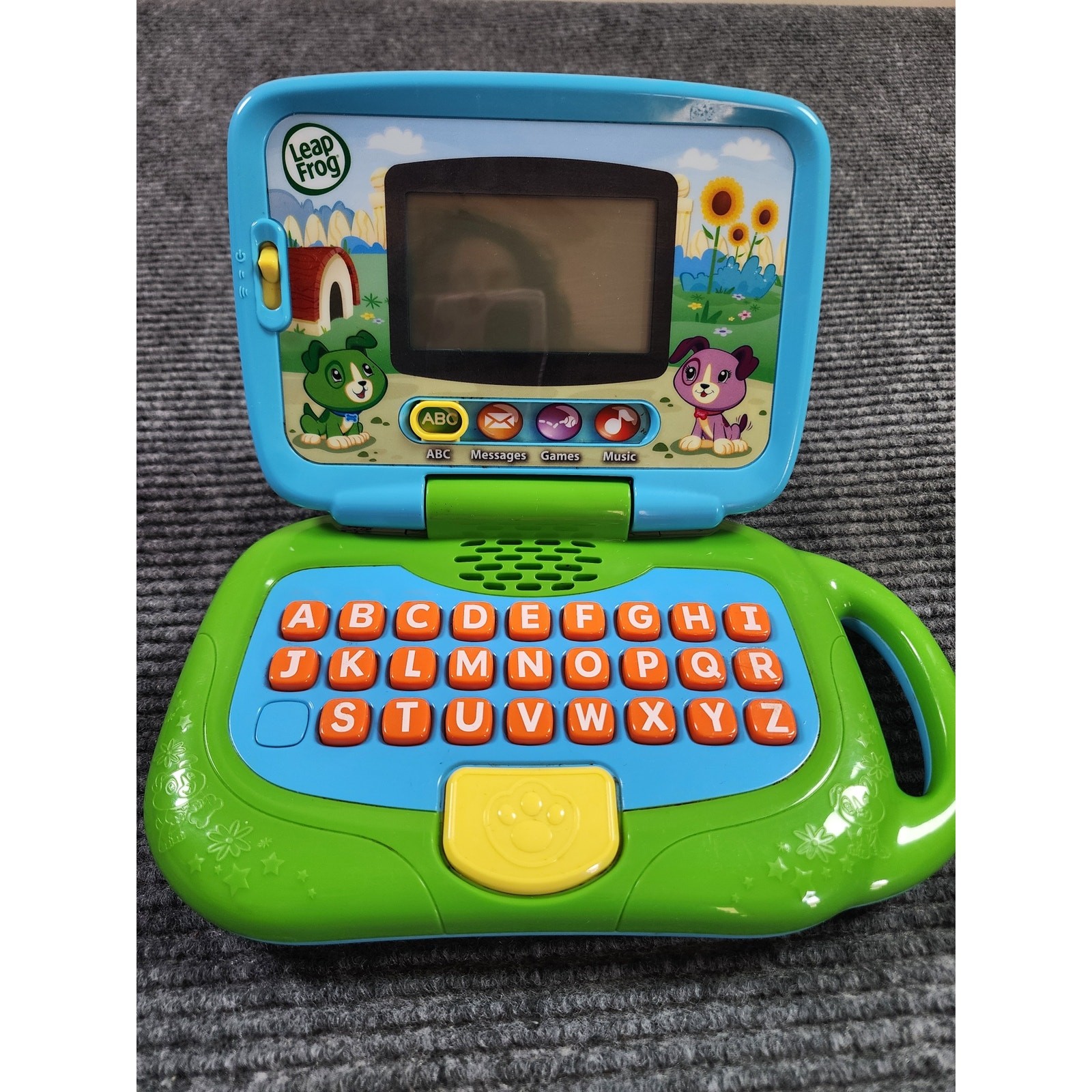 Leap Frog “My Own Laptop” Letters/Animals Vocab Literacy 16 Songs Tested Works