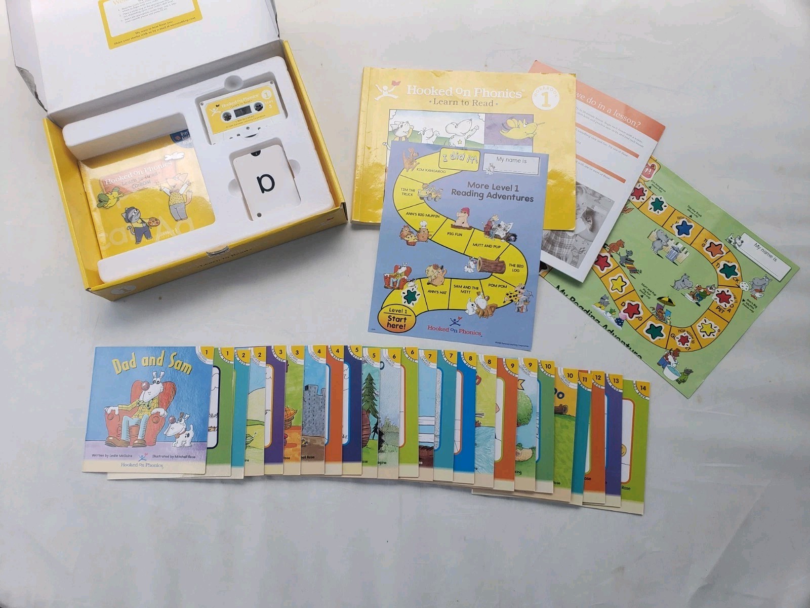 Hooked On Phonics Deluxe Set Levels 1 2 3 4 5 Learn To Read Books Parents Kit