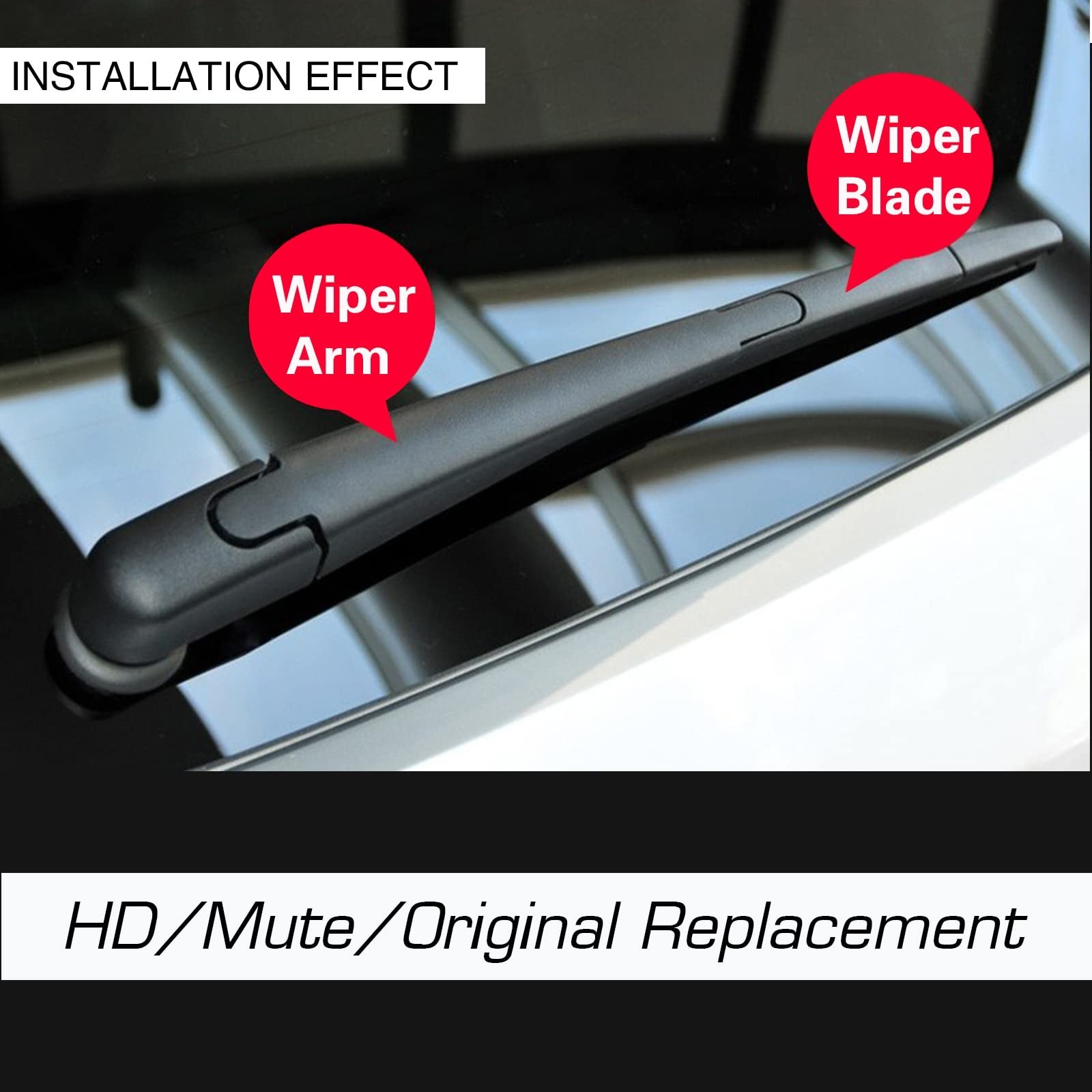 Replacement for Toyota RAV4 2013-2018 Silent Wipers -FAPIUO Front and Rear Wi…
