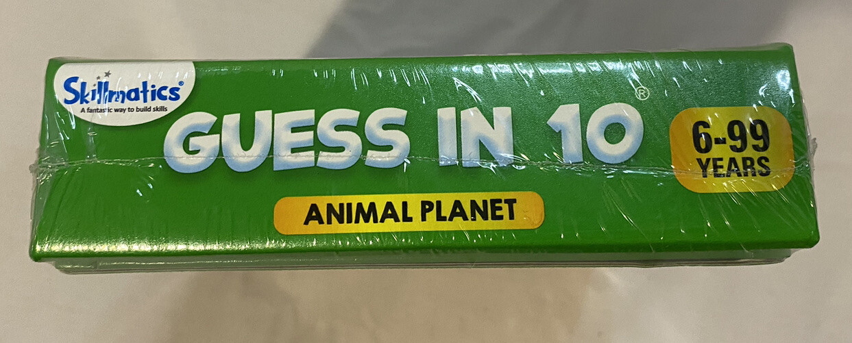 NEW Skillmatics Card Game Guess in 10 Animal Planet & Countries Around the World