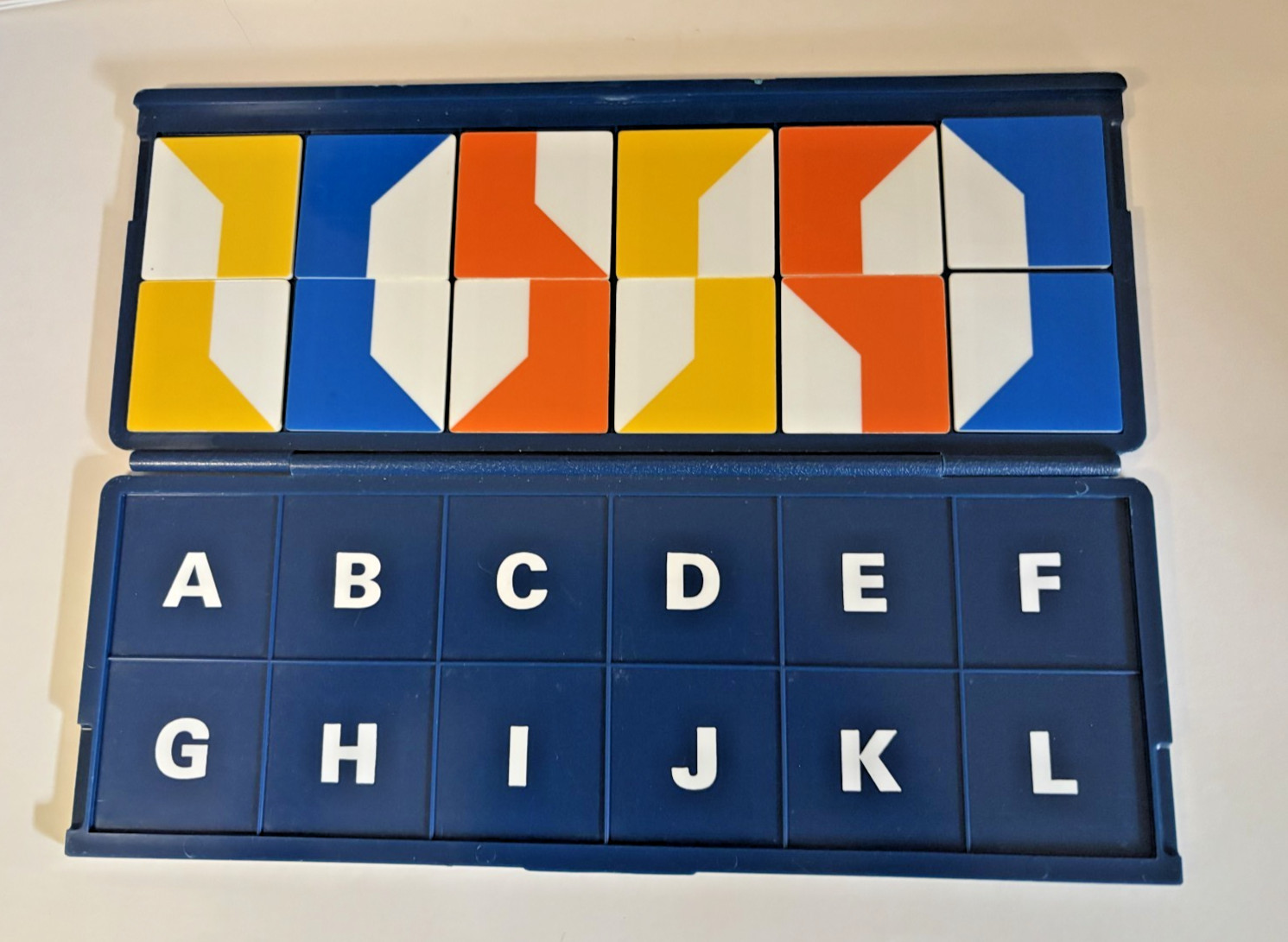 Vintage 1980s Discovery Toys Think It Through Tiles + 12 Books Map Learning Set