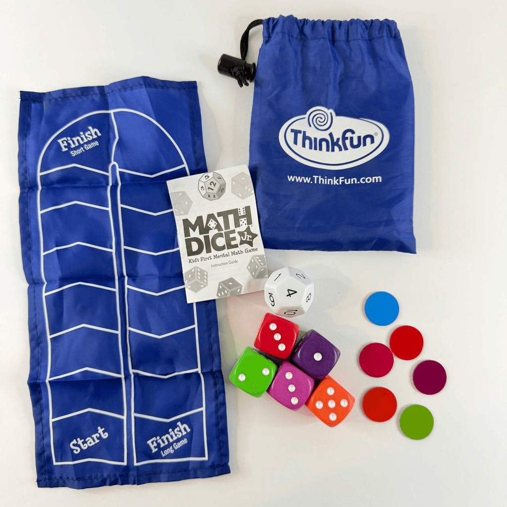 Thinkfun Math Dice Jr.-Kids First Mental Math Game