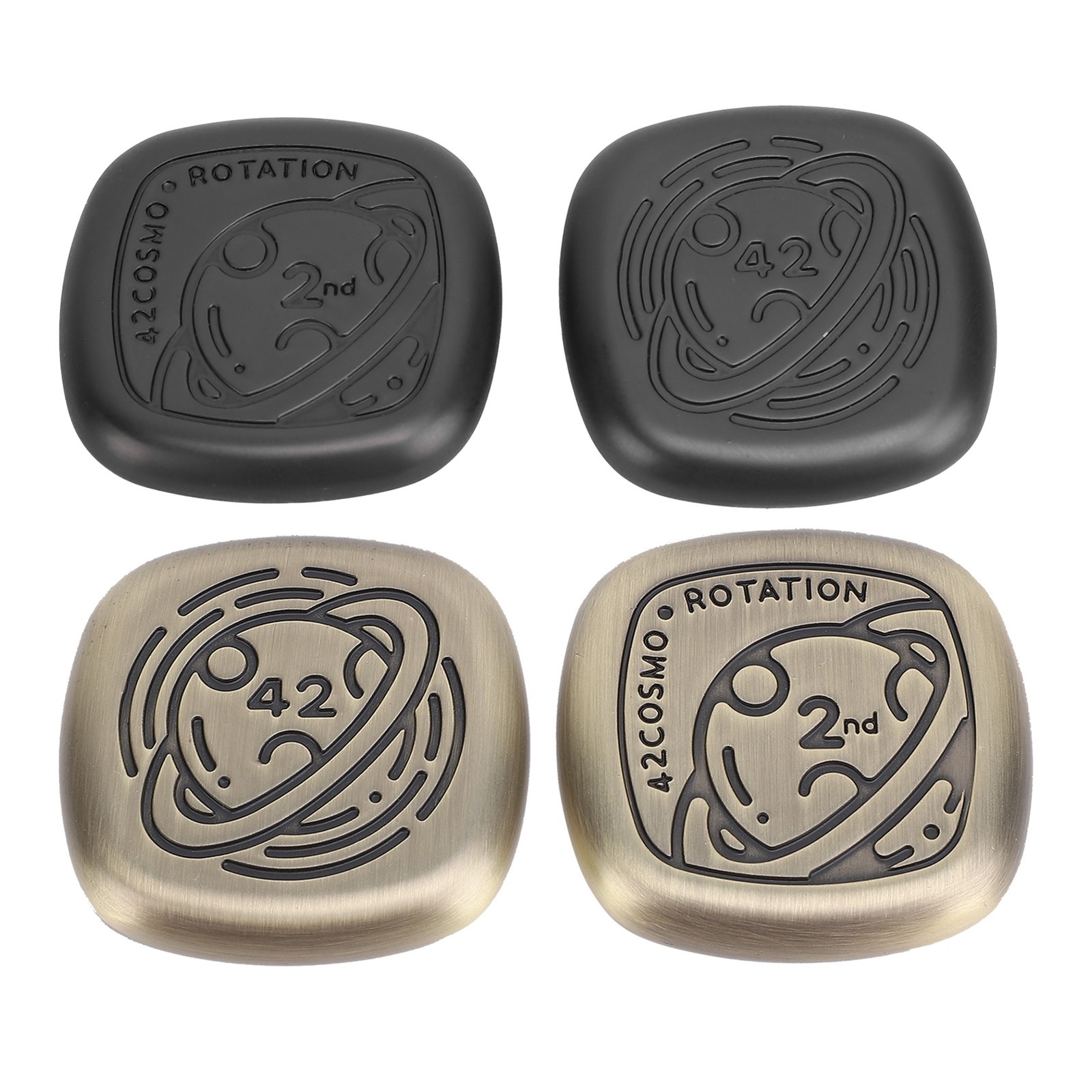Fingertip Slider Four Way Rotating Push Card Metal Magnetic Fingertip Slider